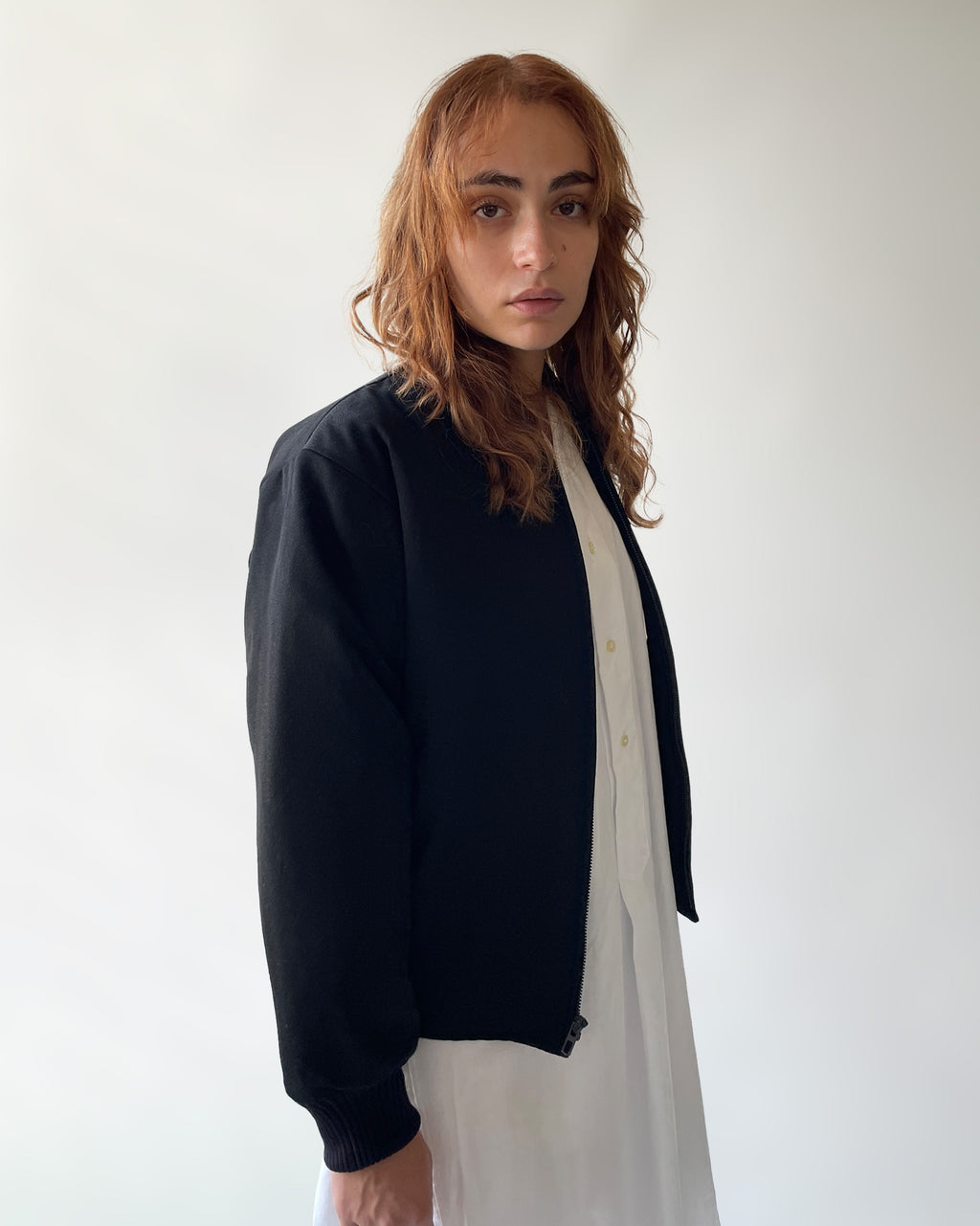 USA Wool Zip-Up Jacket