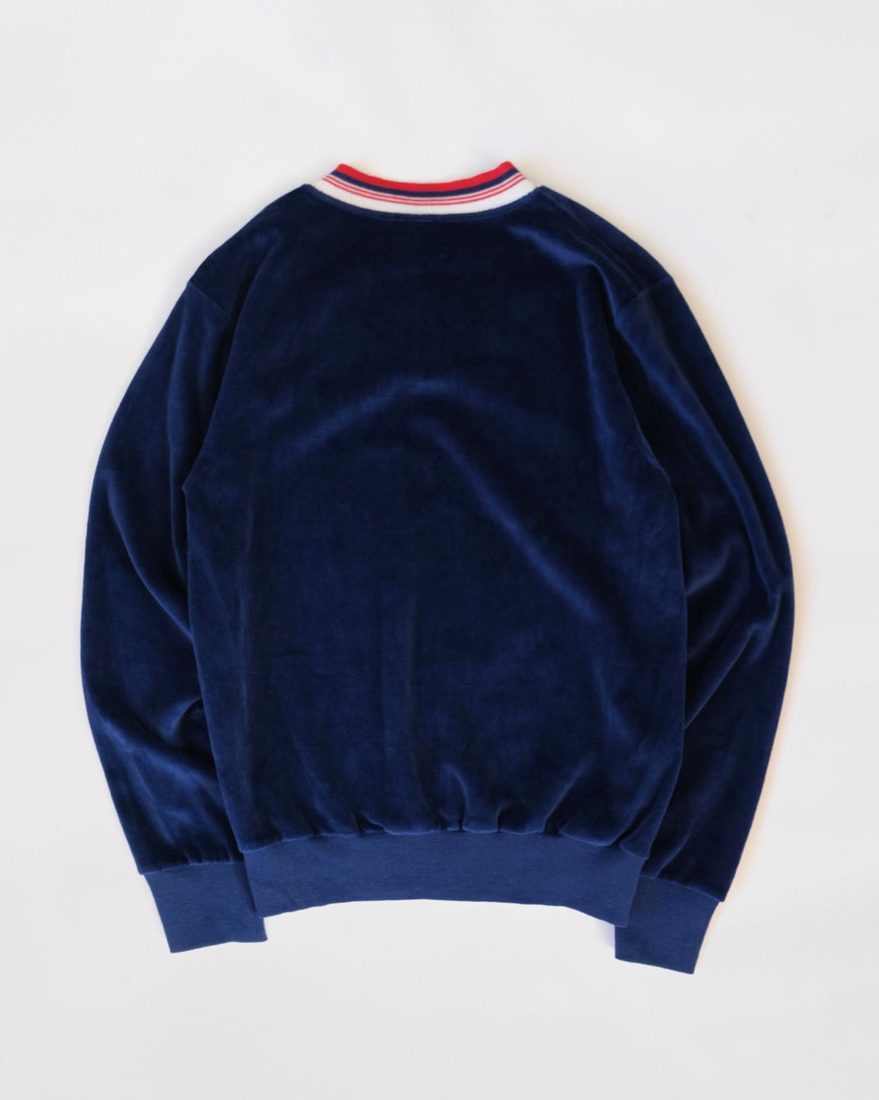 NOS Velour V-Neck Top