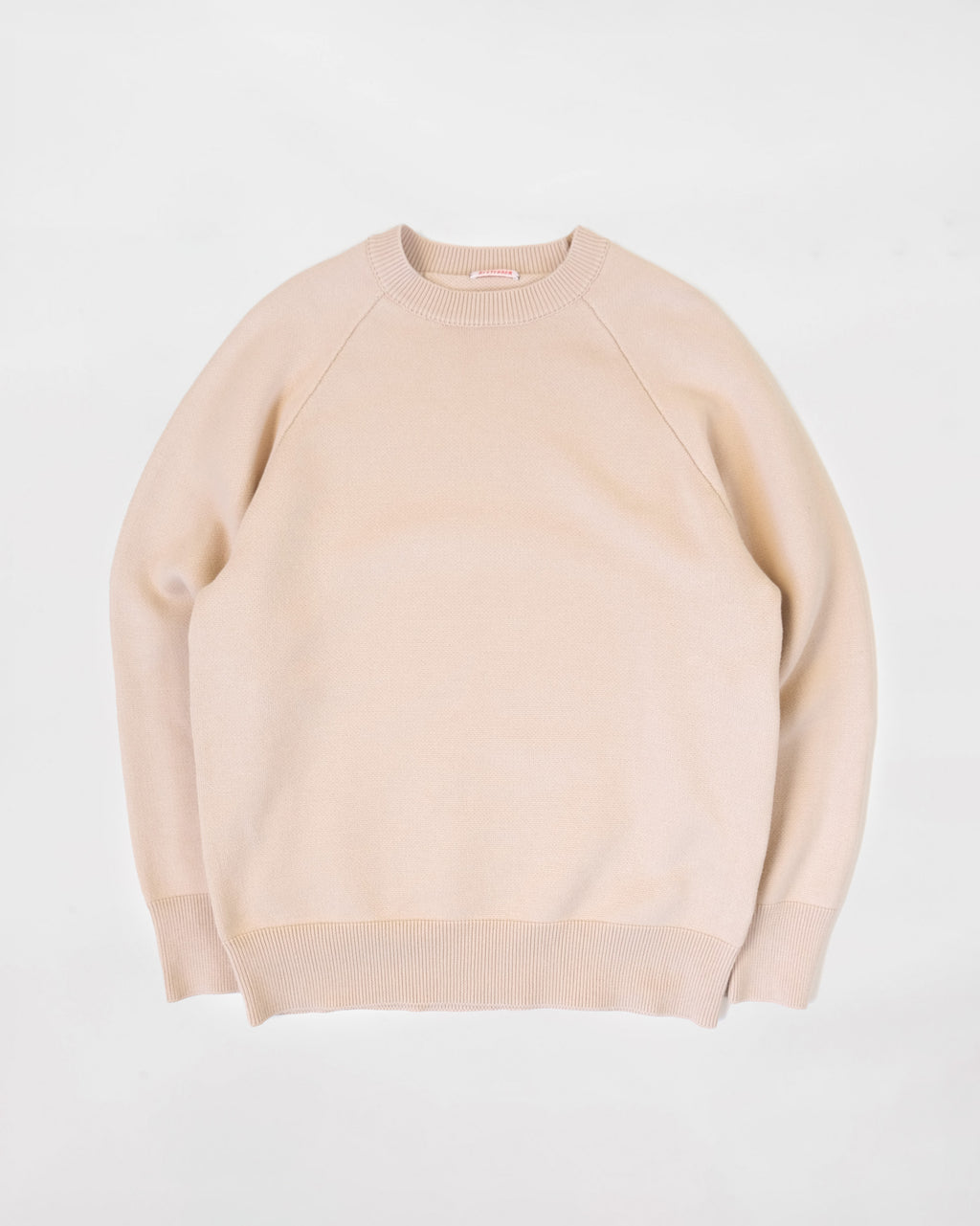 404 Paled Color Crew Neck Sweater by RYE TENDER - Beige