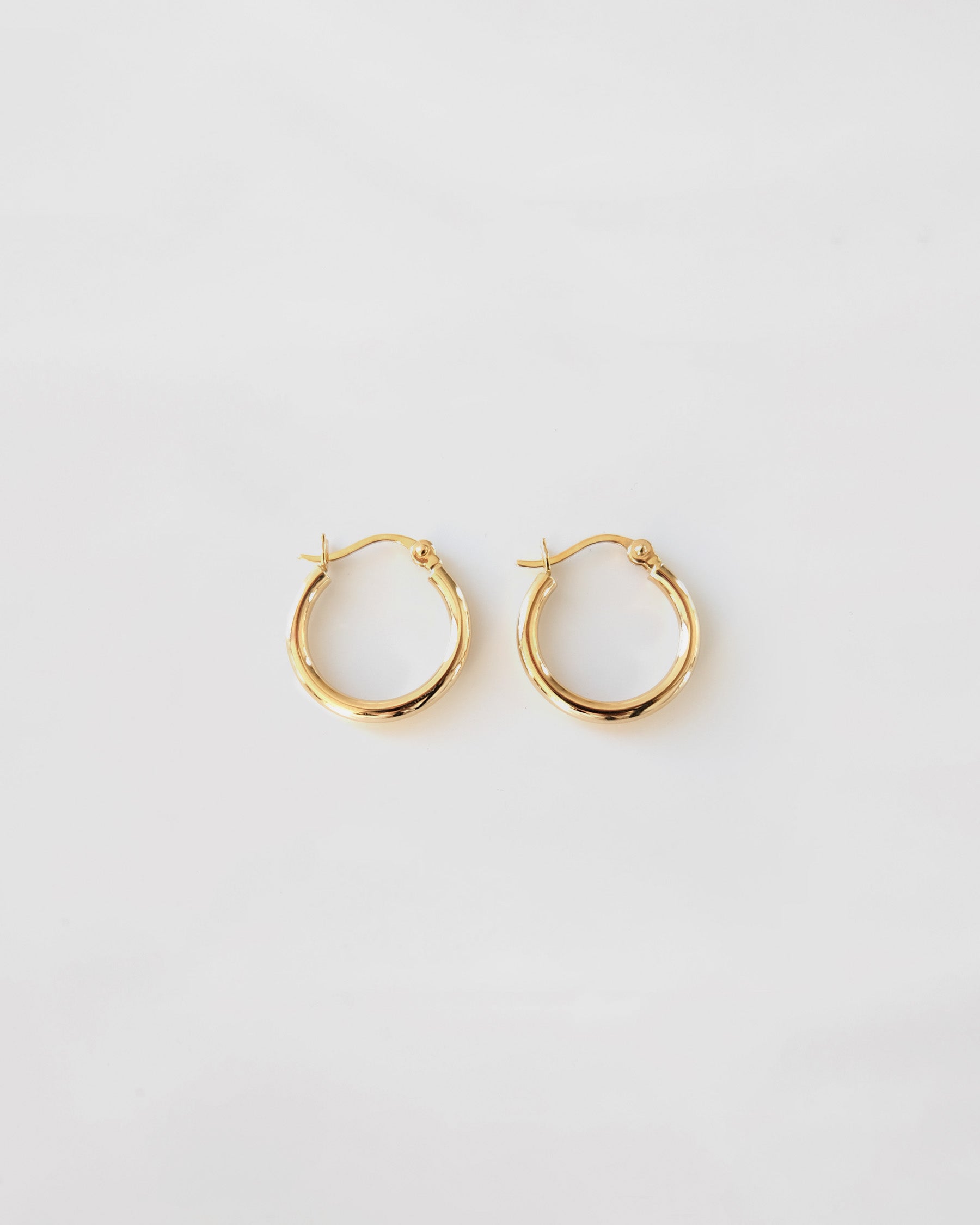 14K Gold Hoops - 14,16,20mm