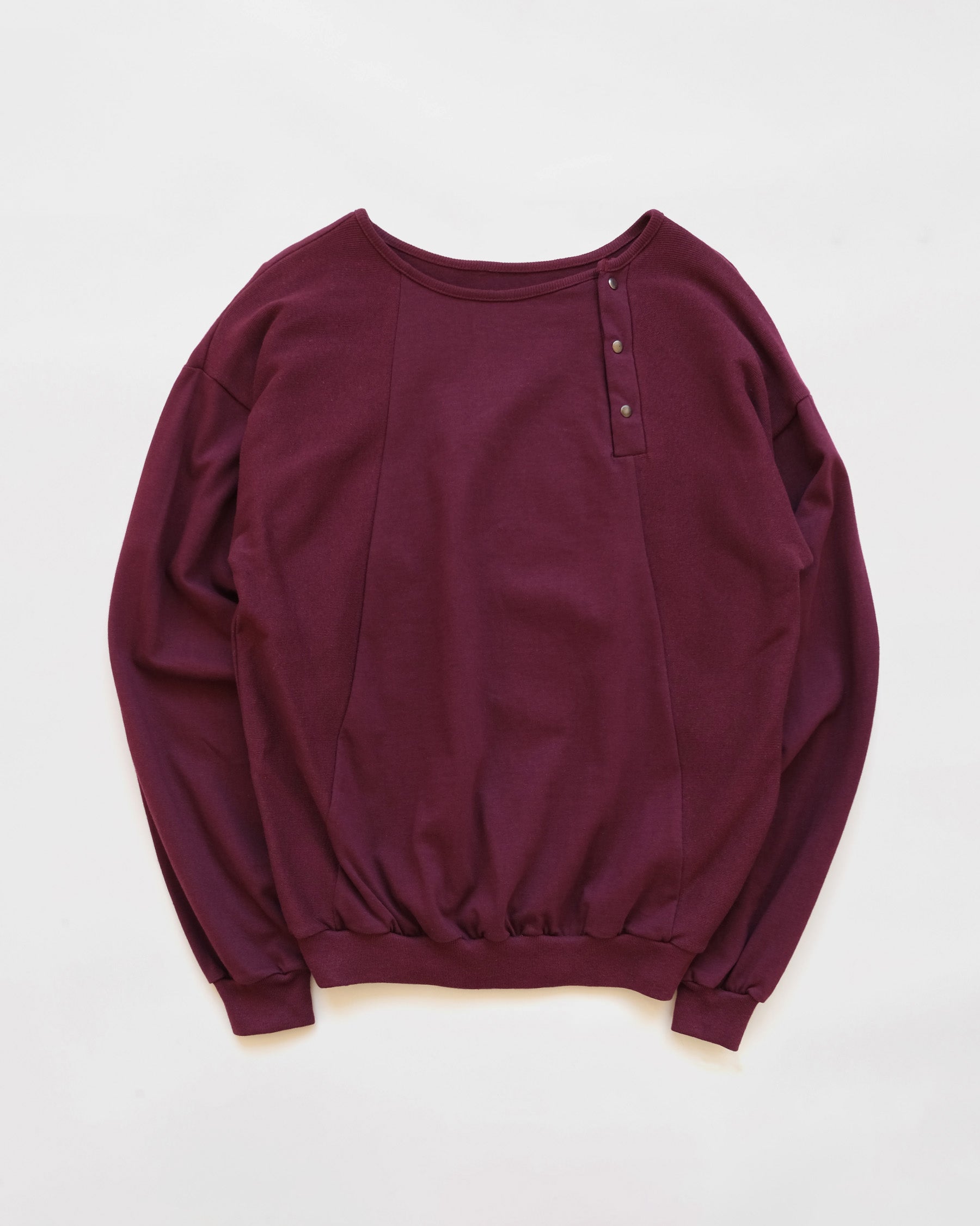 NOS Cotton Snap Button Pullover