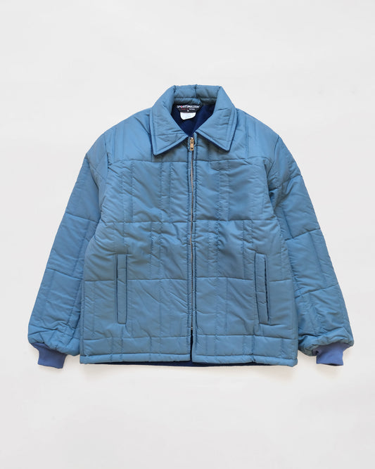 Nylon Quilting Jacket - Blue