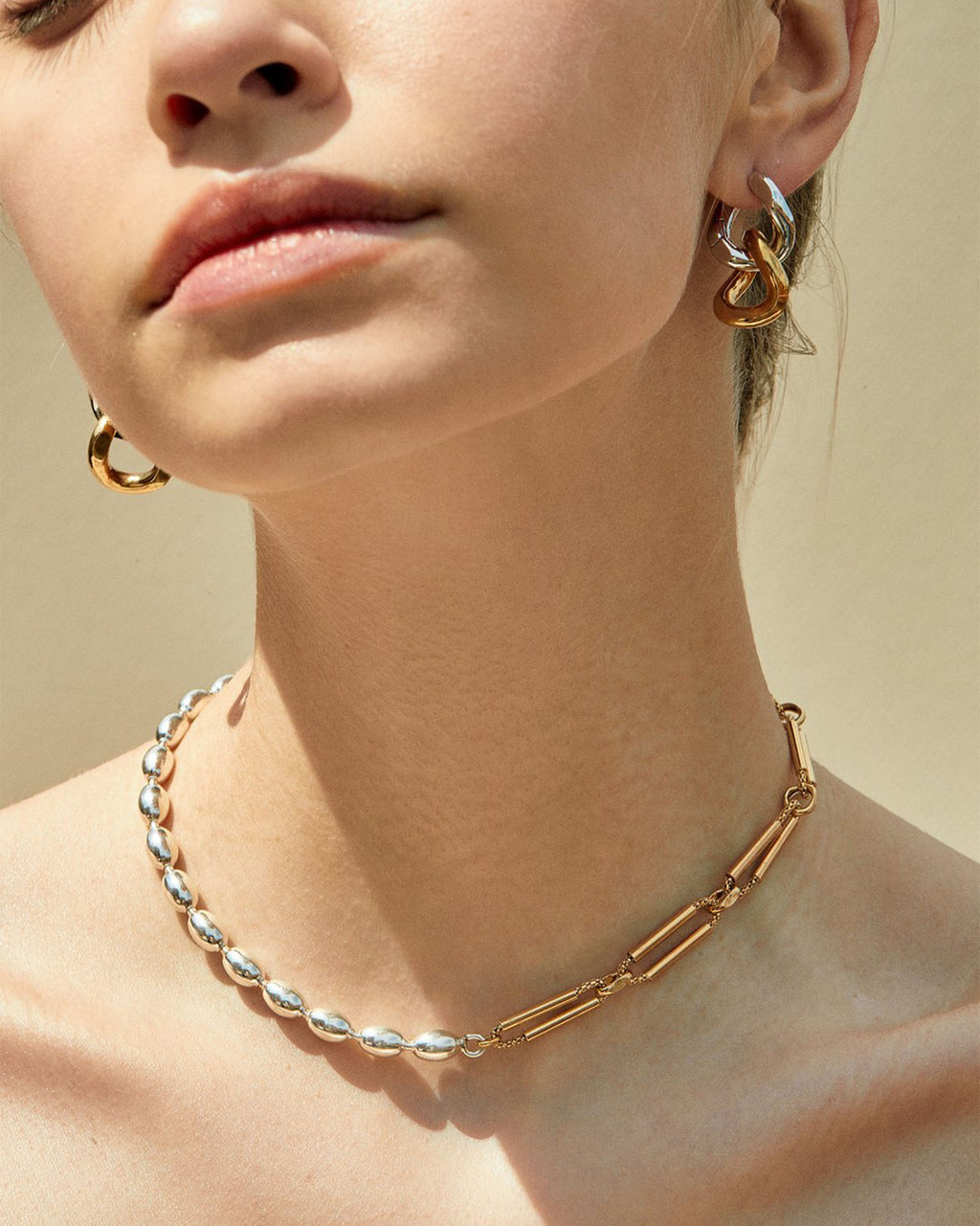 Blake Multi Chain Link Earrings