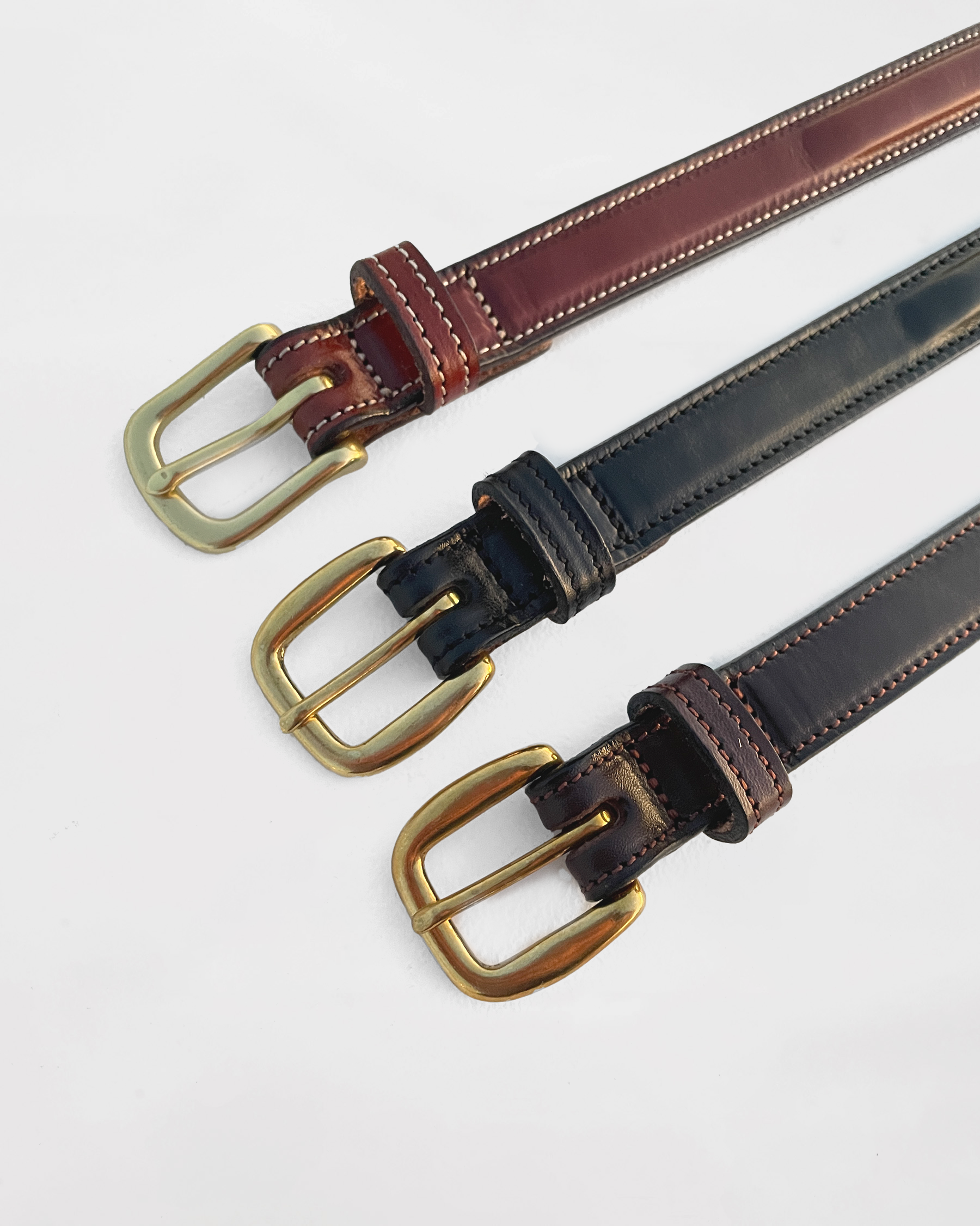 "TORY Leather" Leather Belt - Light Brown