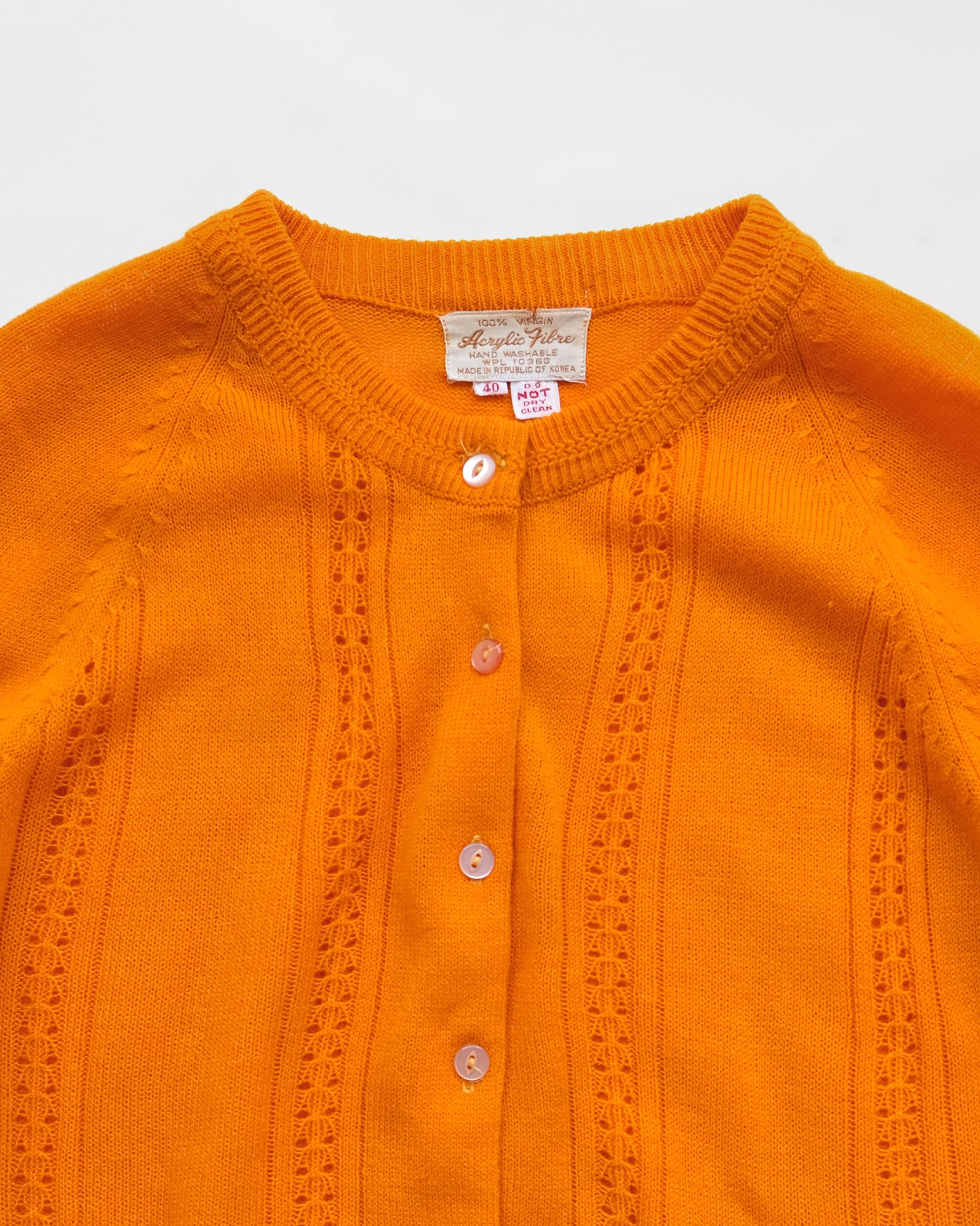 NOS Orange Cardigan