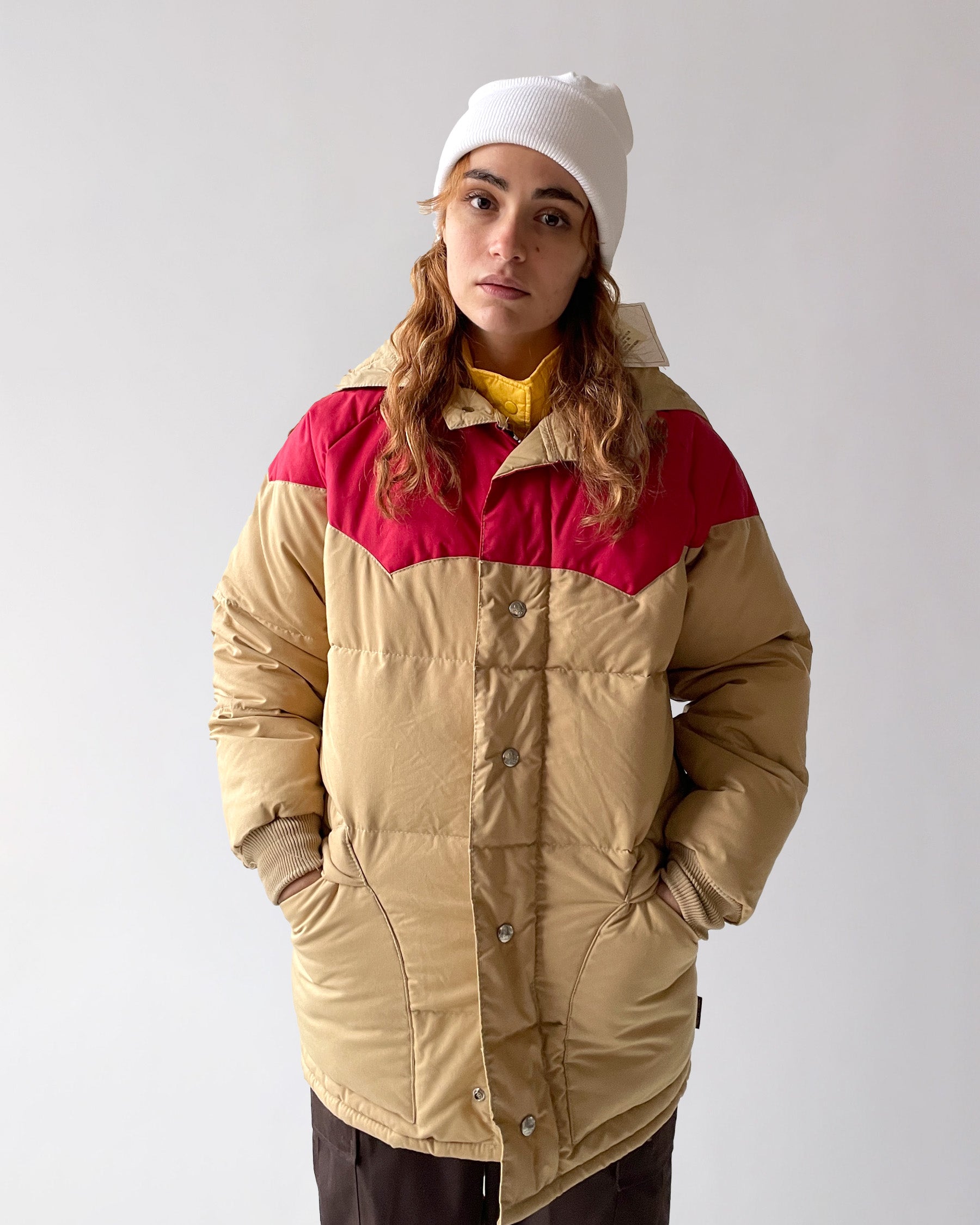 NOS Ski Down Jacket - Beige