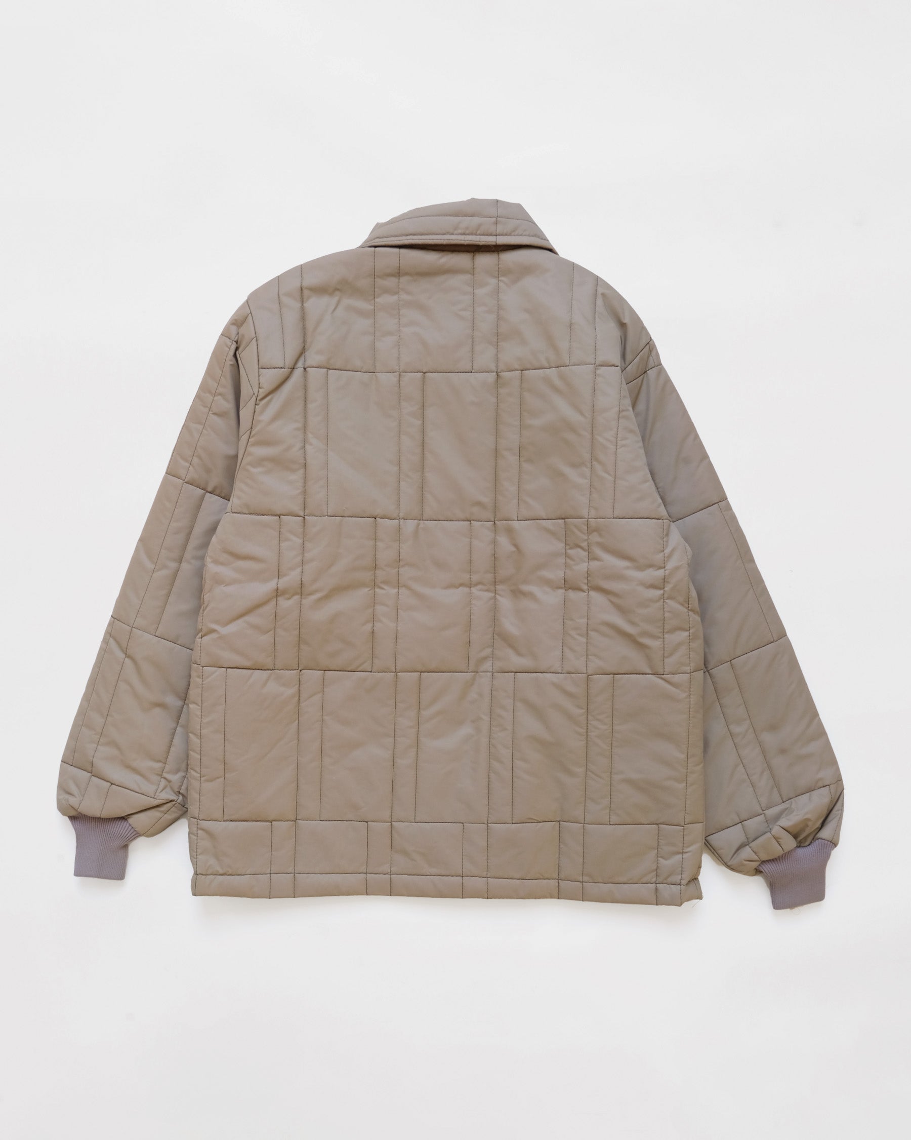 Nylon Quilting Jacket - Beige