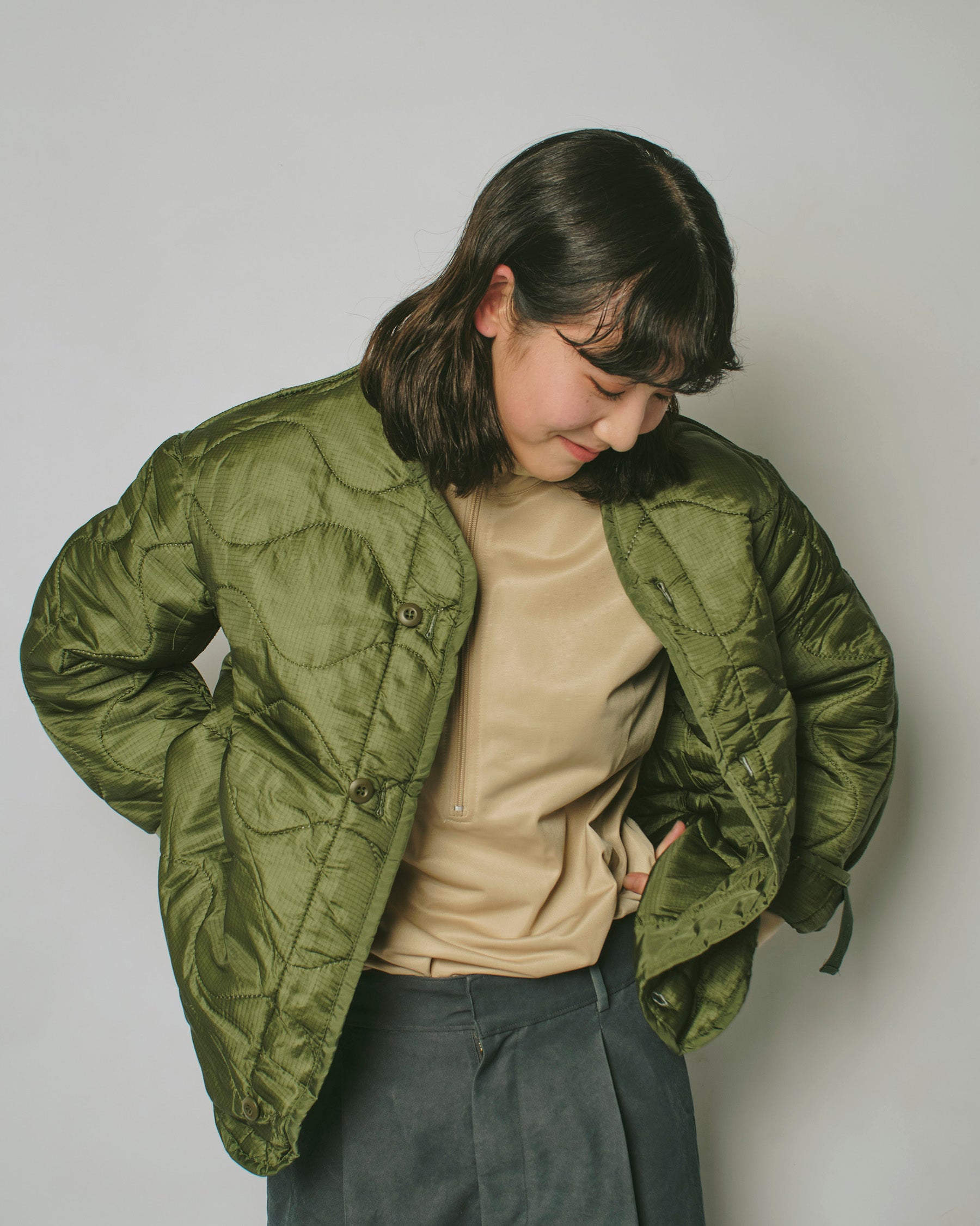NOS Lining Jacket w/ Button