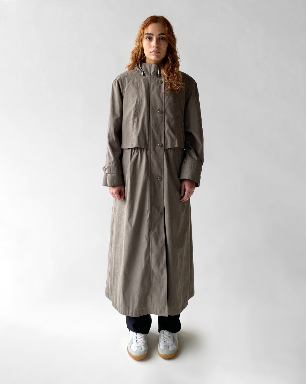 NOS Coating Hoodie Coat w/ Lining