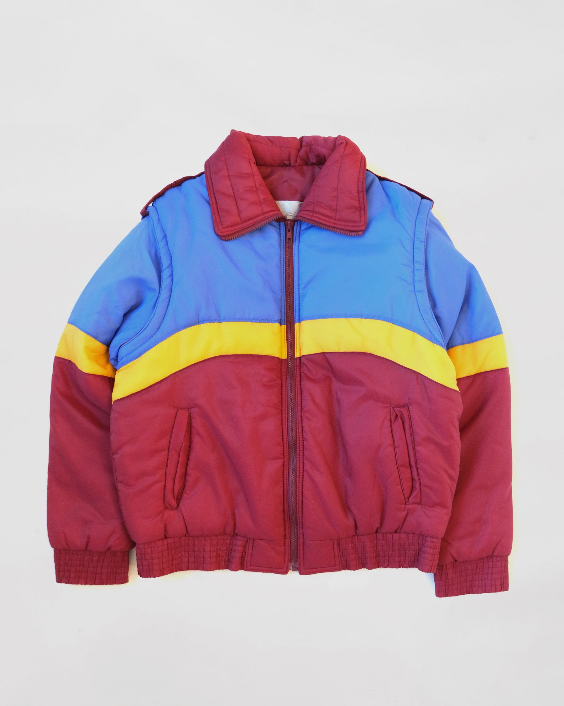 NOS Sleeve Removable Ski Down Jacket
