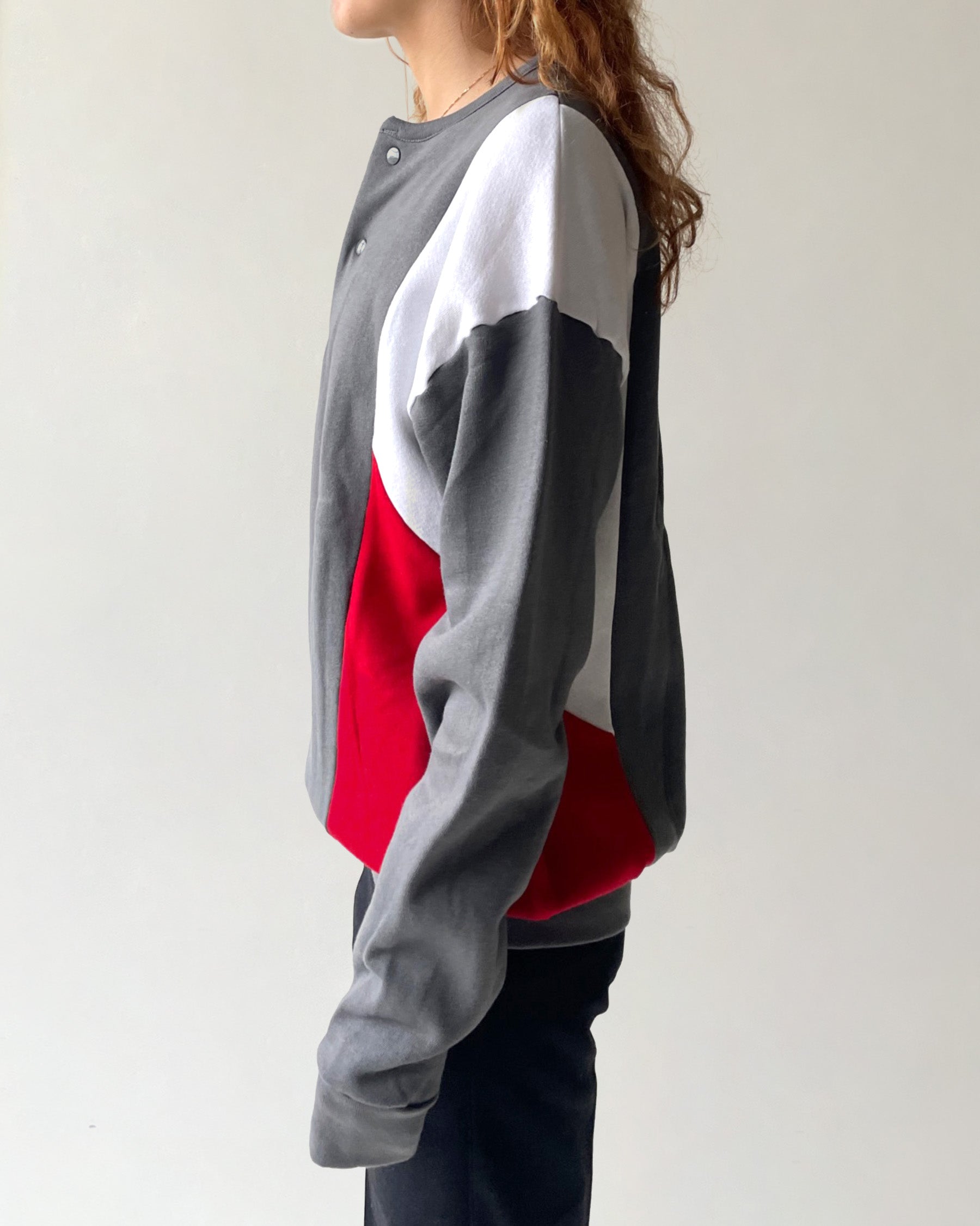 NOS Cotton Snap Button Pullover