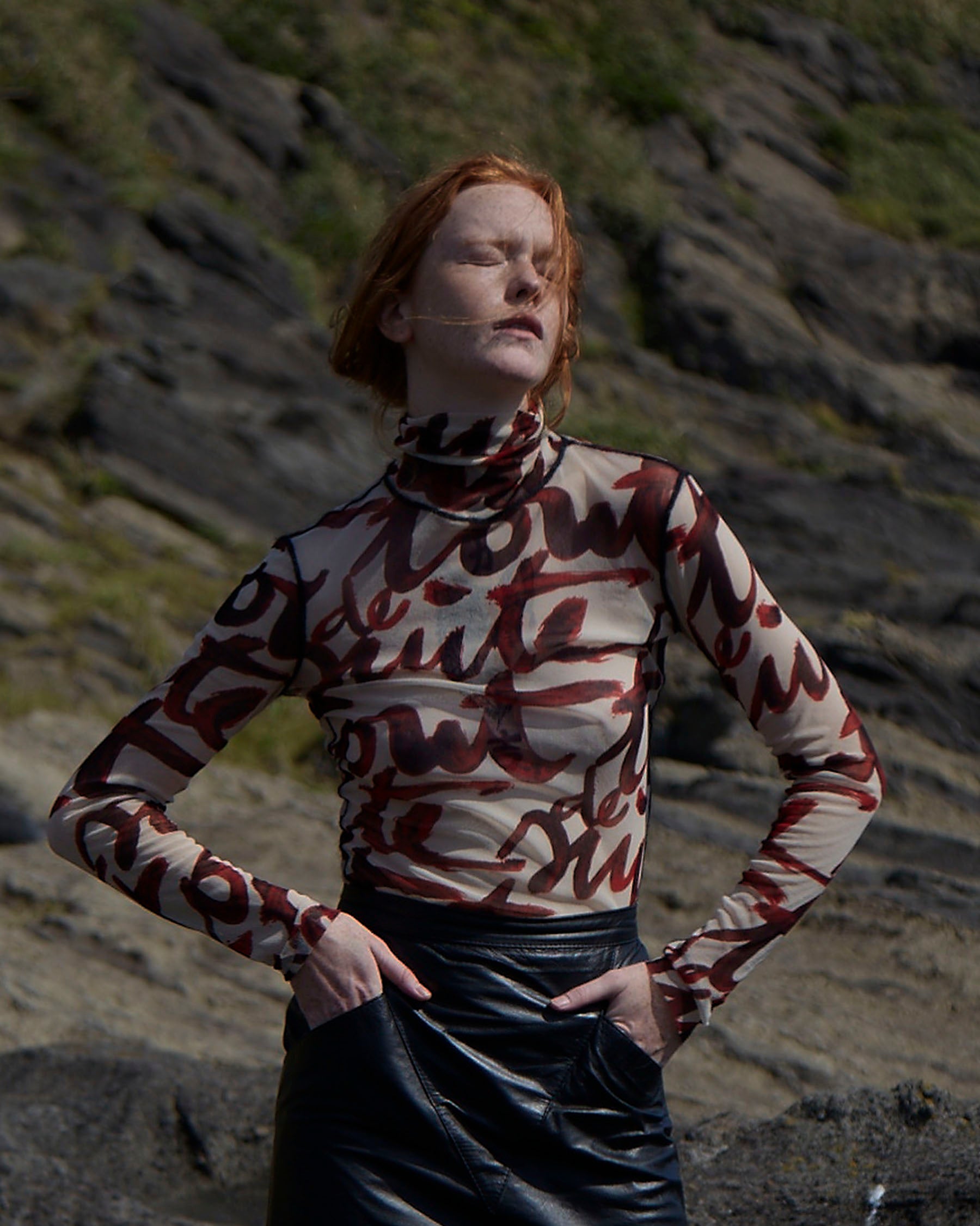 Jean Paul Gaultier Signature Mesh Top