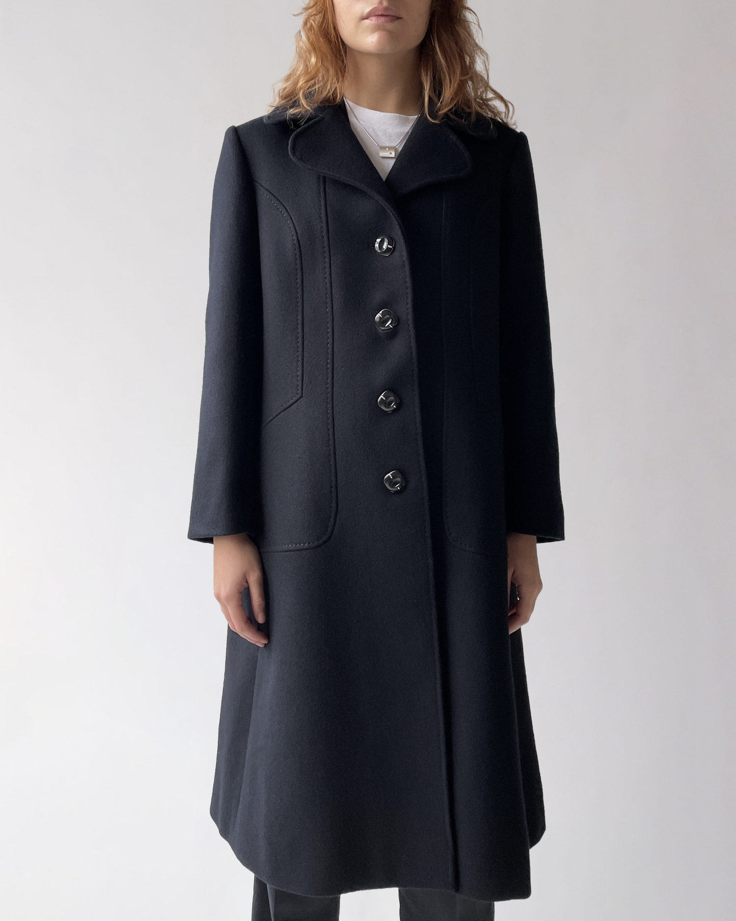 NOS Wool Coat Made In France