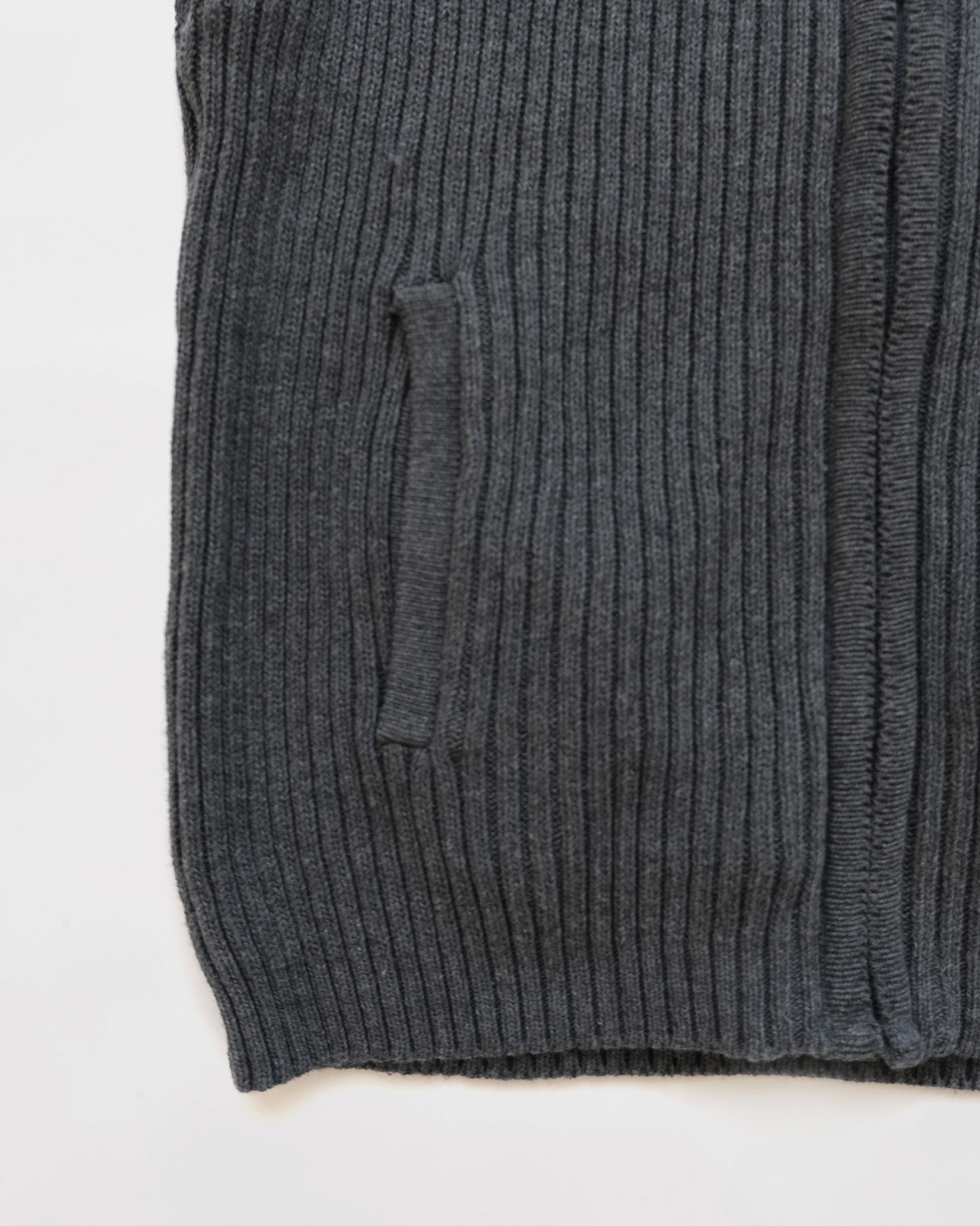 Zip-Up Knit Vest Made in USA