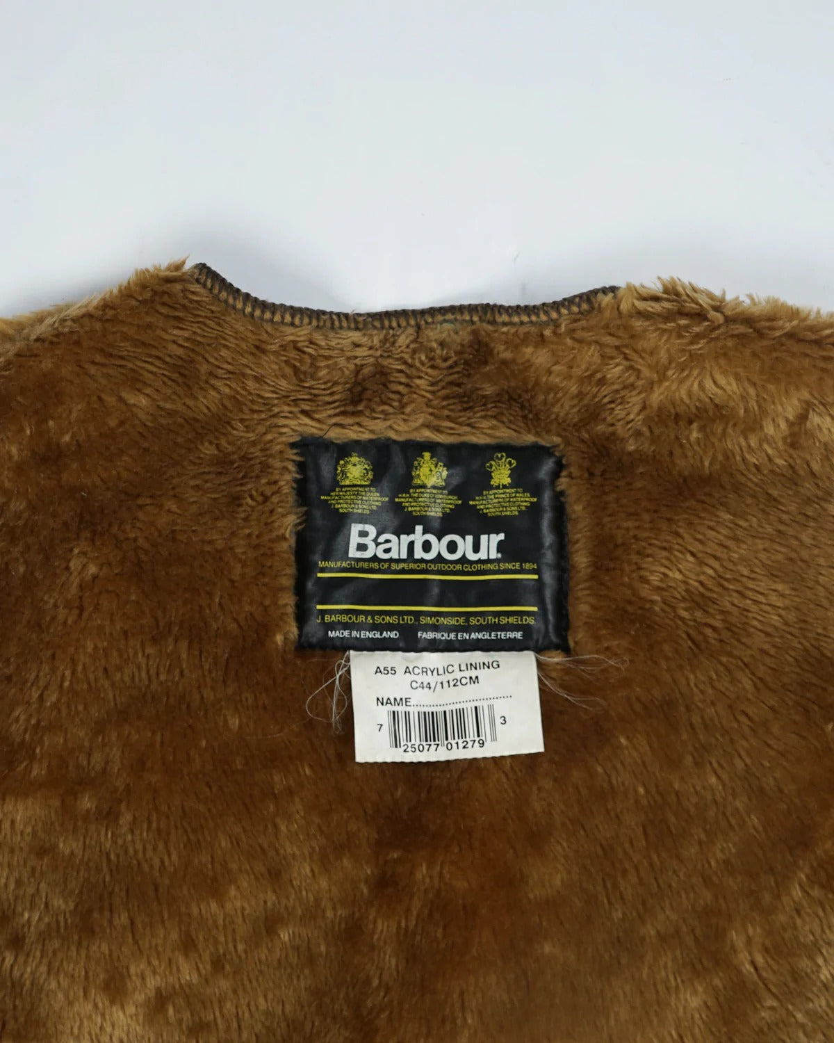 Barbour Faux Fur Vest Made in UK
