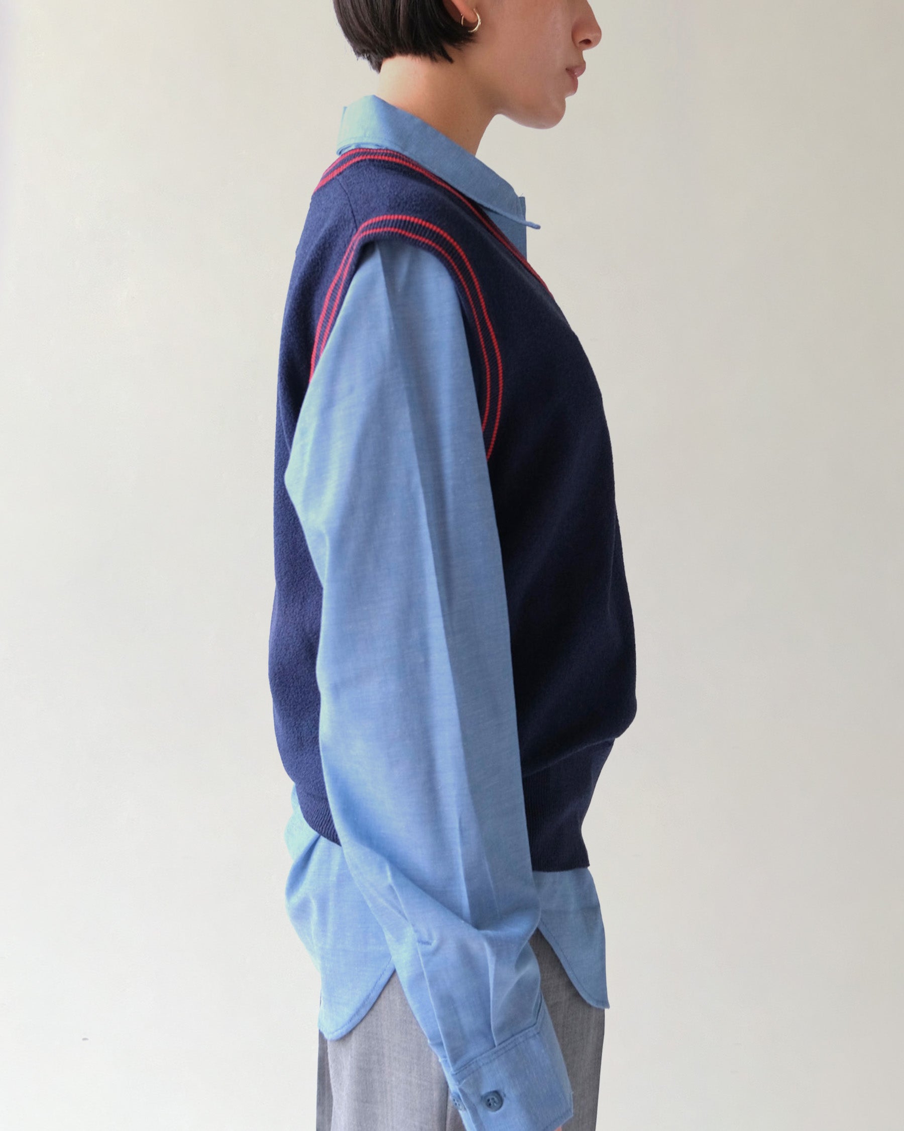 NOS V-Neck Knit Vest