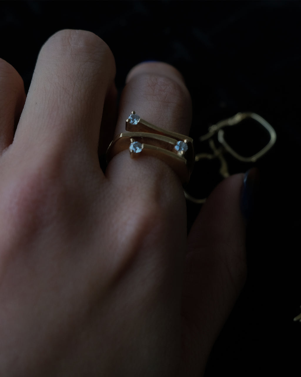 14k Gold × Diamond Ring