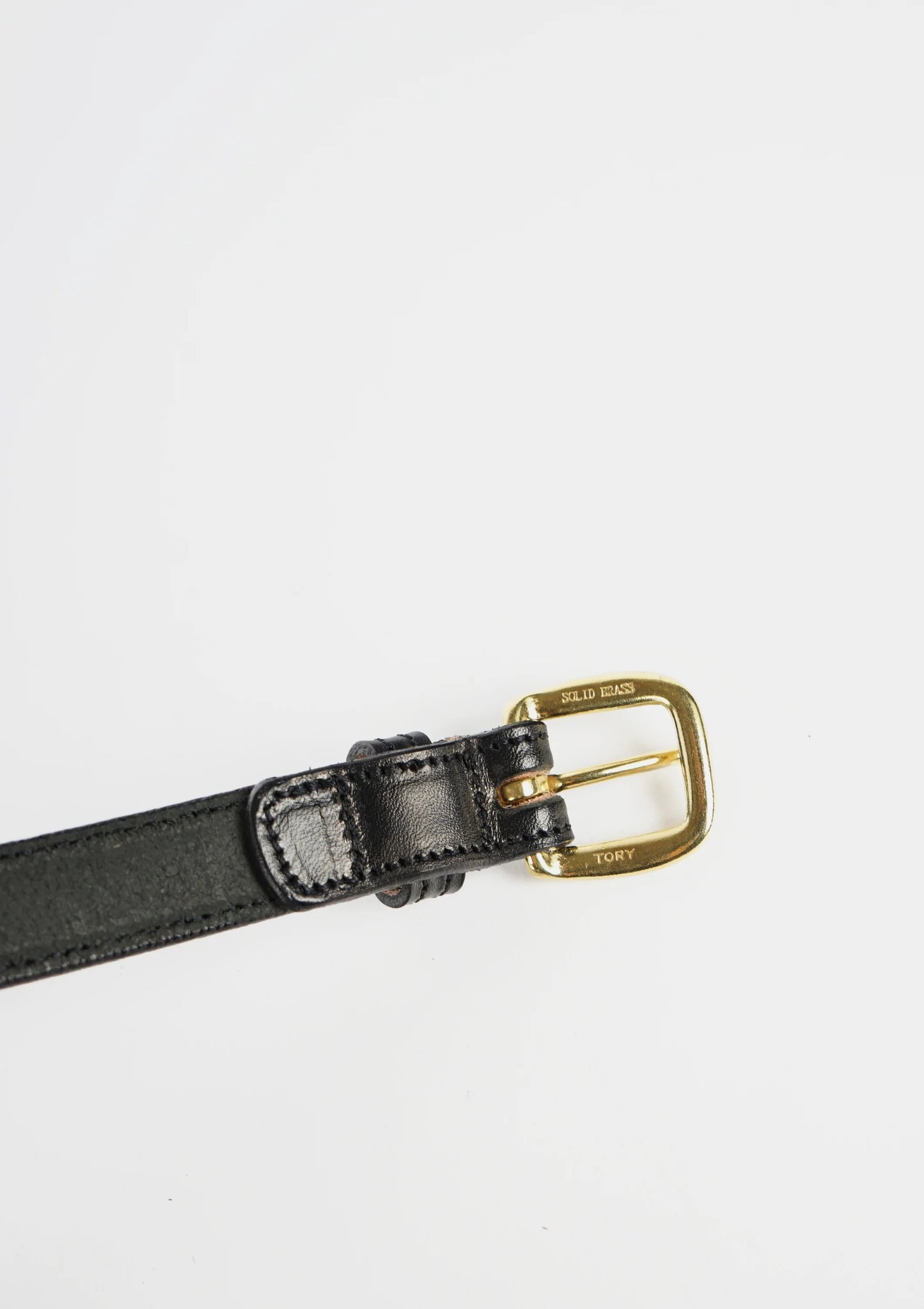 "TORY Leather" Leather Belt - Black