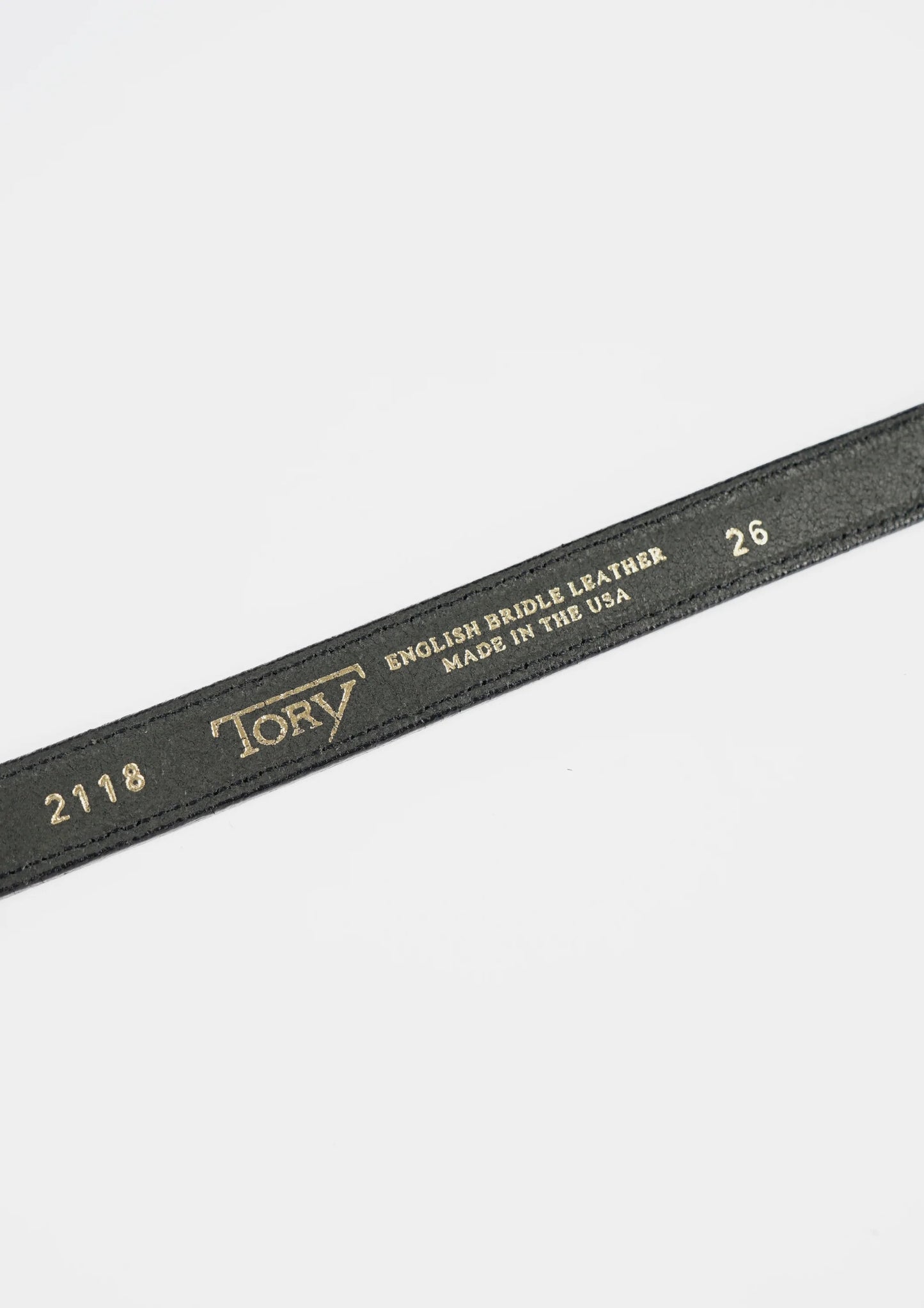 "TORY Leather" Leather Belt - Black