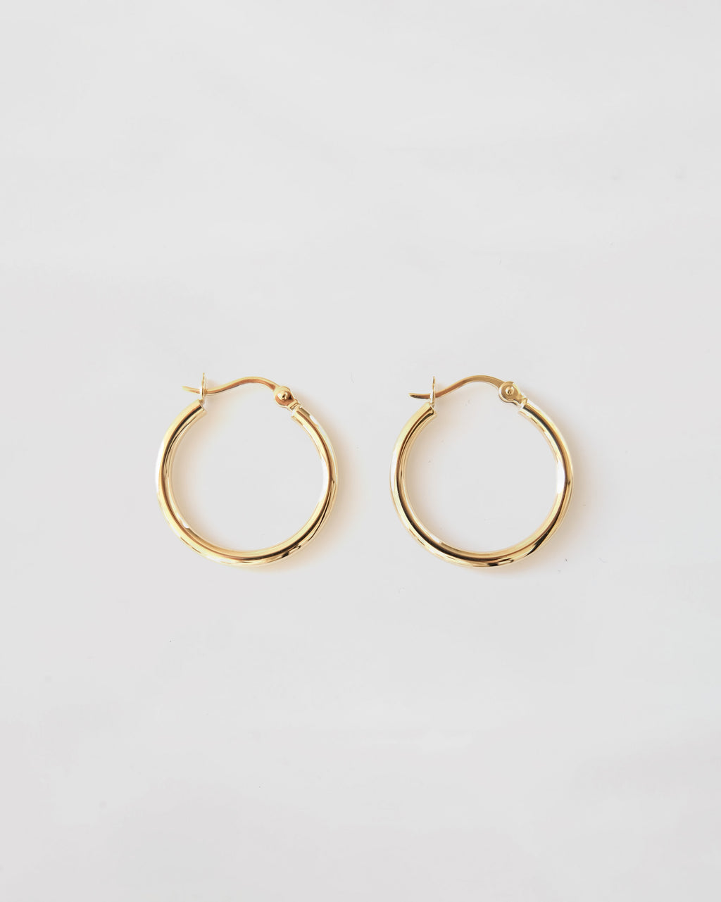 14K Gold Hoops - 14,16,20mm