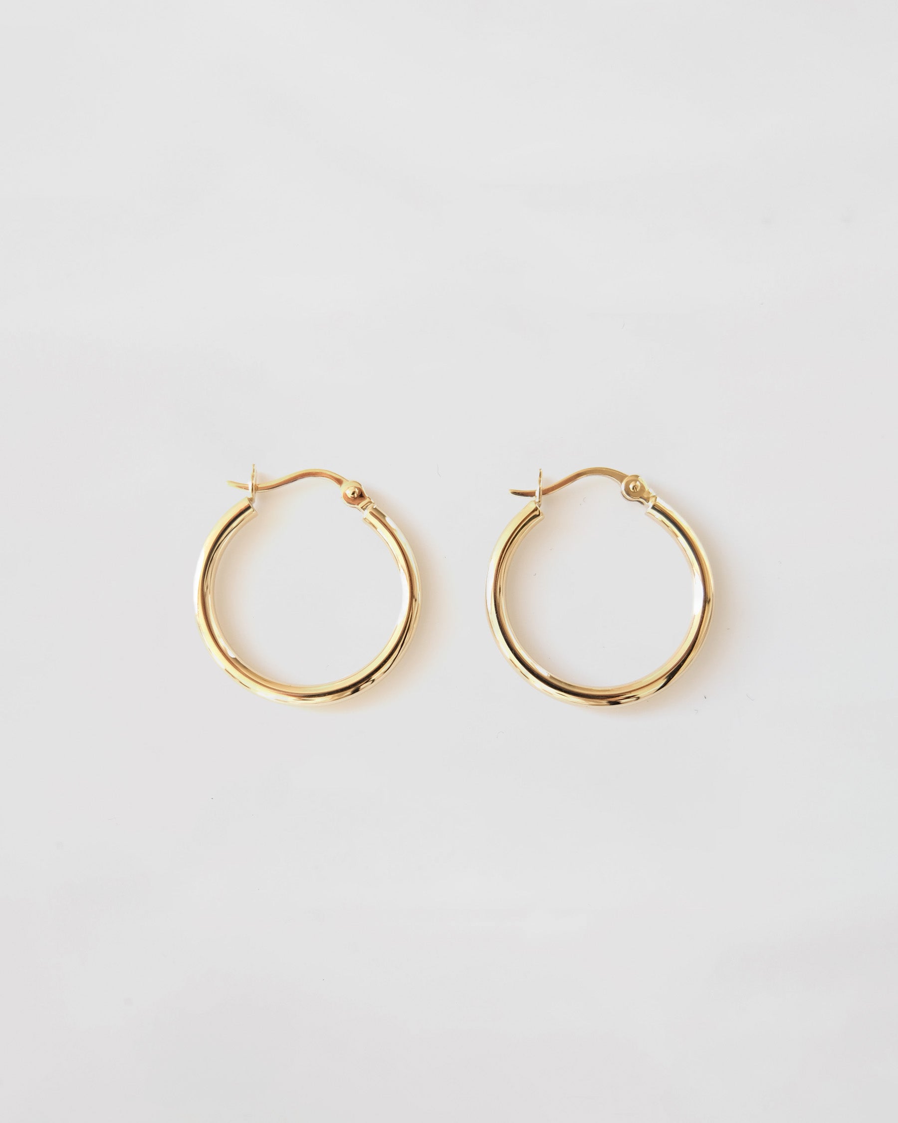 14K Gold Hoops - 14,16,20mm