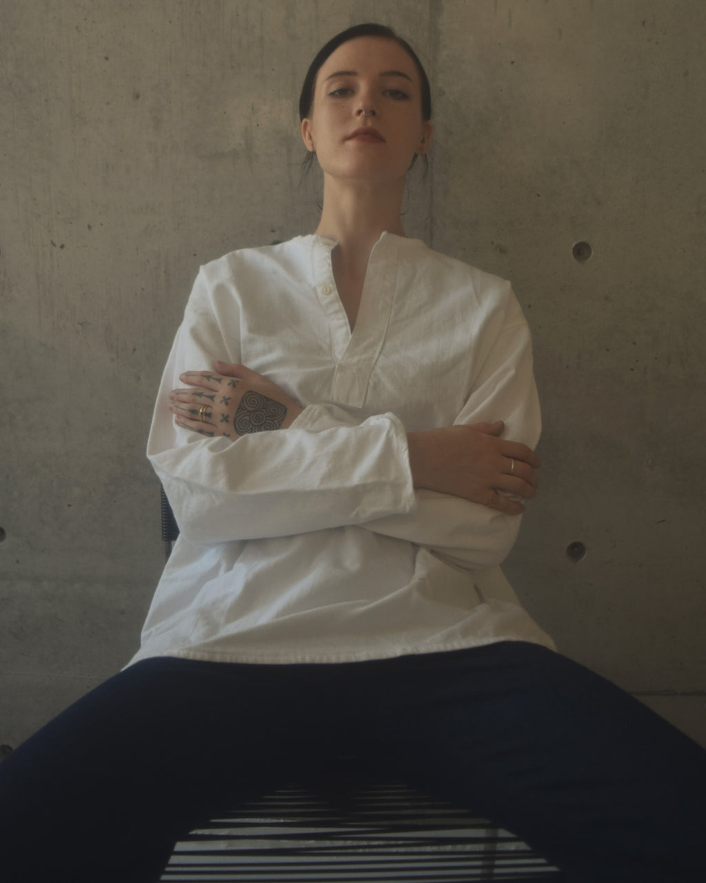 Russian Pullover Shirts - White