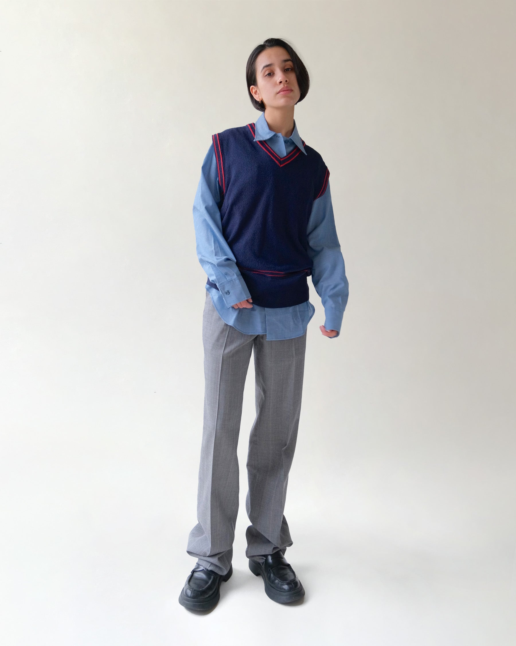 NOS V-Neck Knit Vest