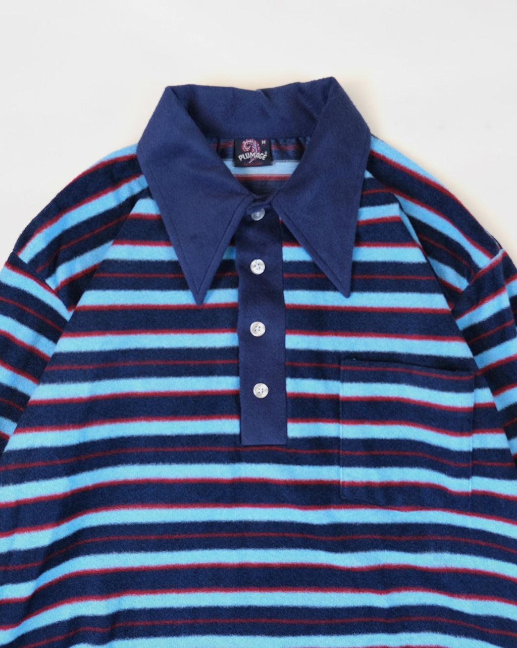Velour Polo - Blue