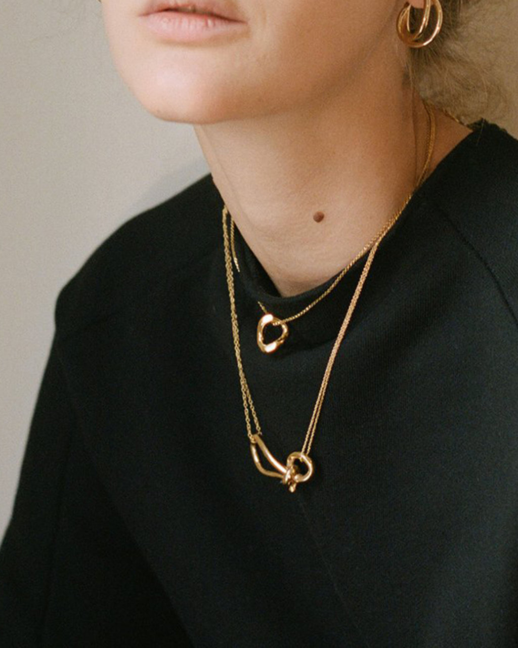 Blake Multi Chain Link Earrings