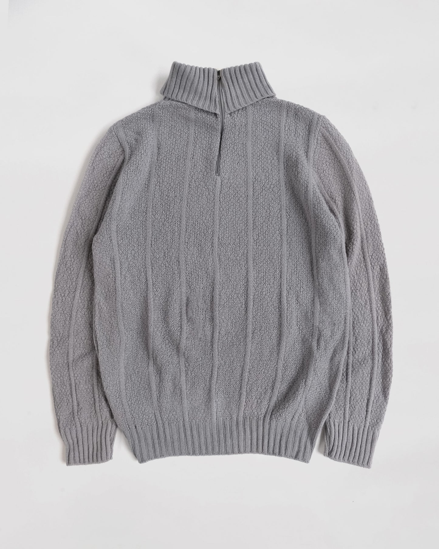 NOS Turtleneck with Back Zipper - Gray