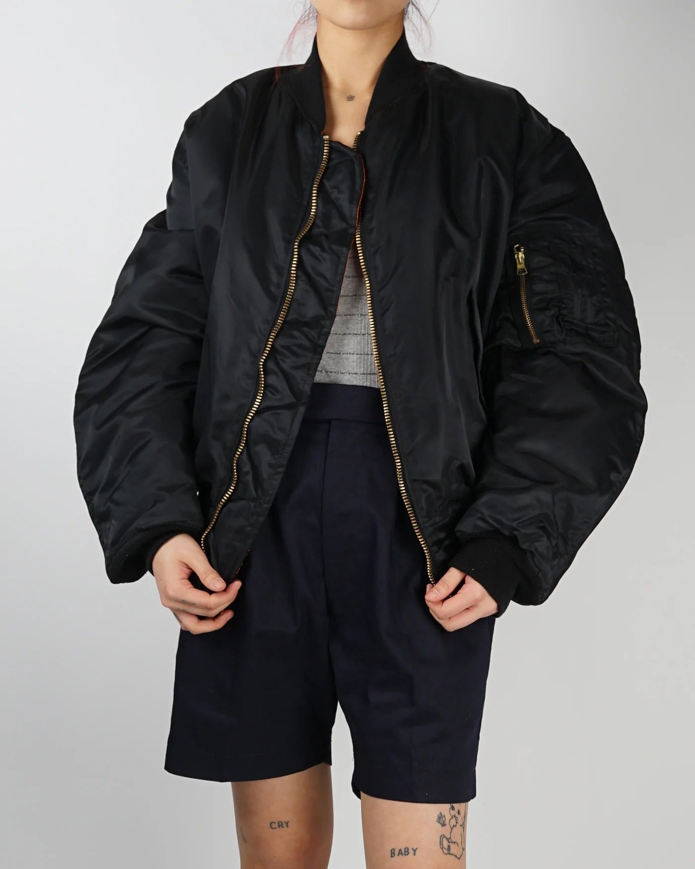 MA-1 Flight Jacket - Black