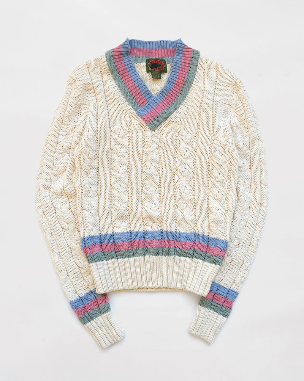 Cotton V-neck Sweater