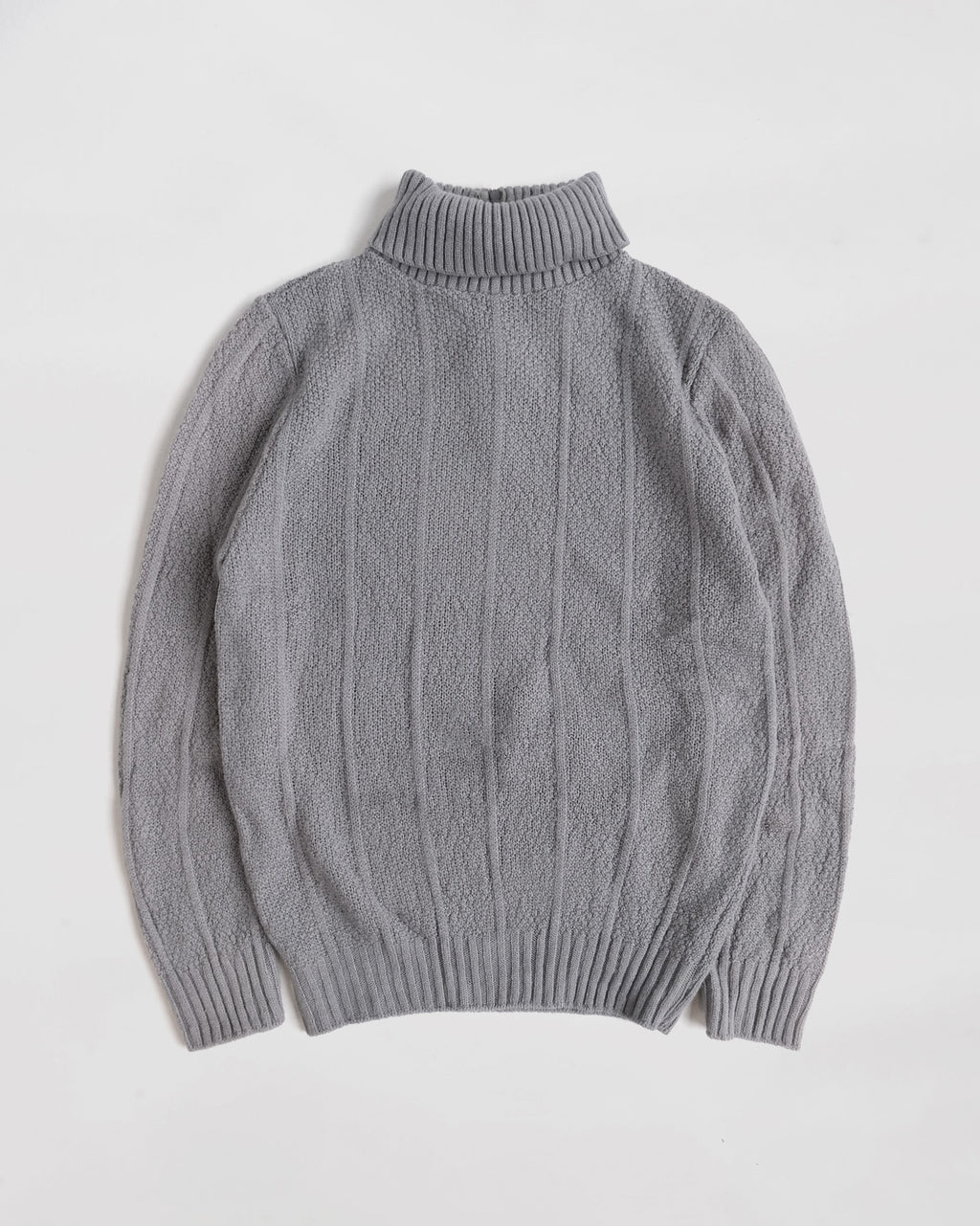 NOS Turtleneck with Back Zipper - Gray