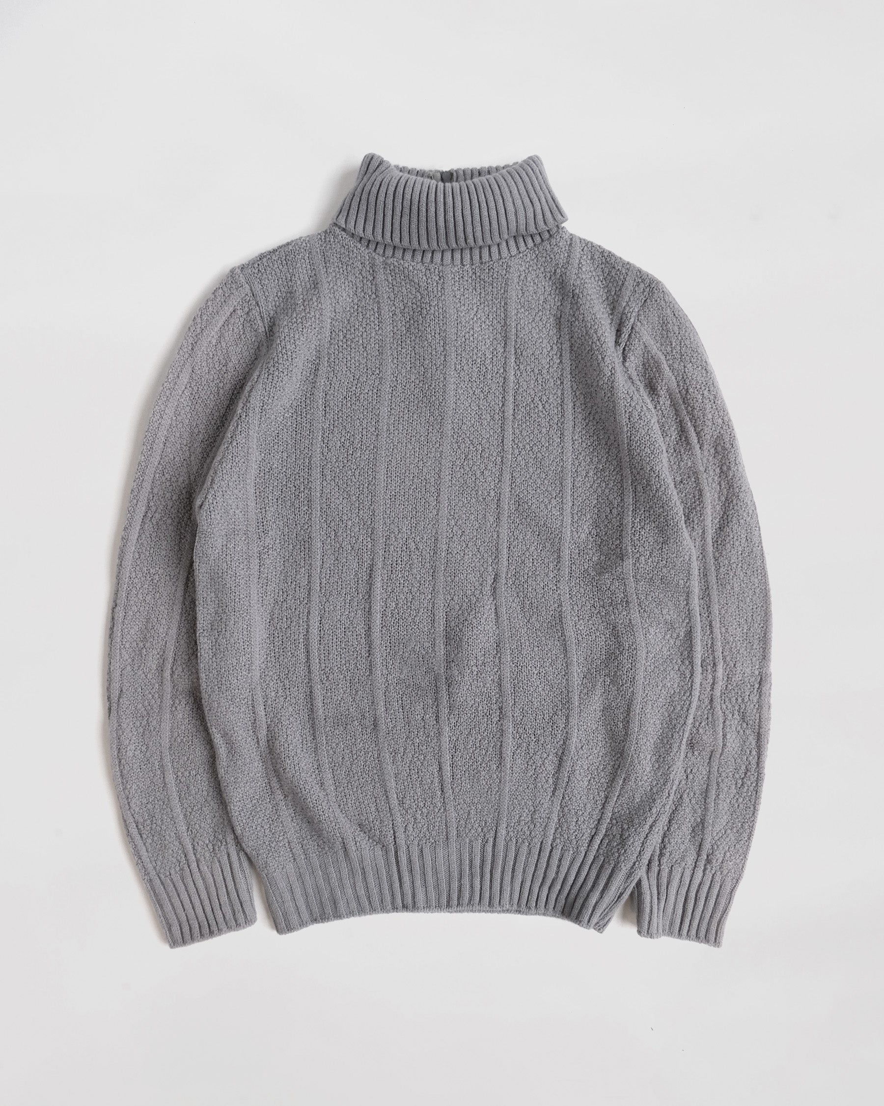 NOS Turtleneck with Back Zipper - Gray
