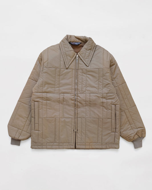 Nylon Quilting Jacket - Beige