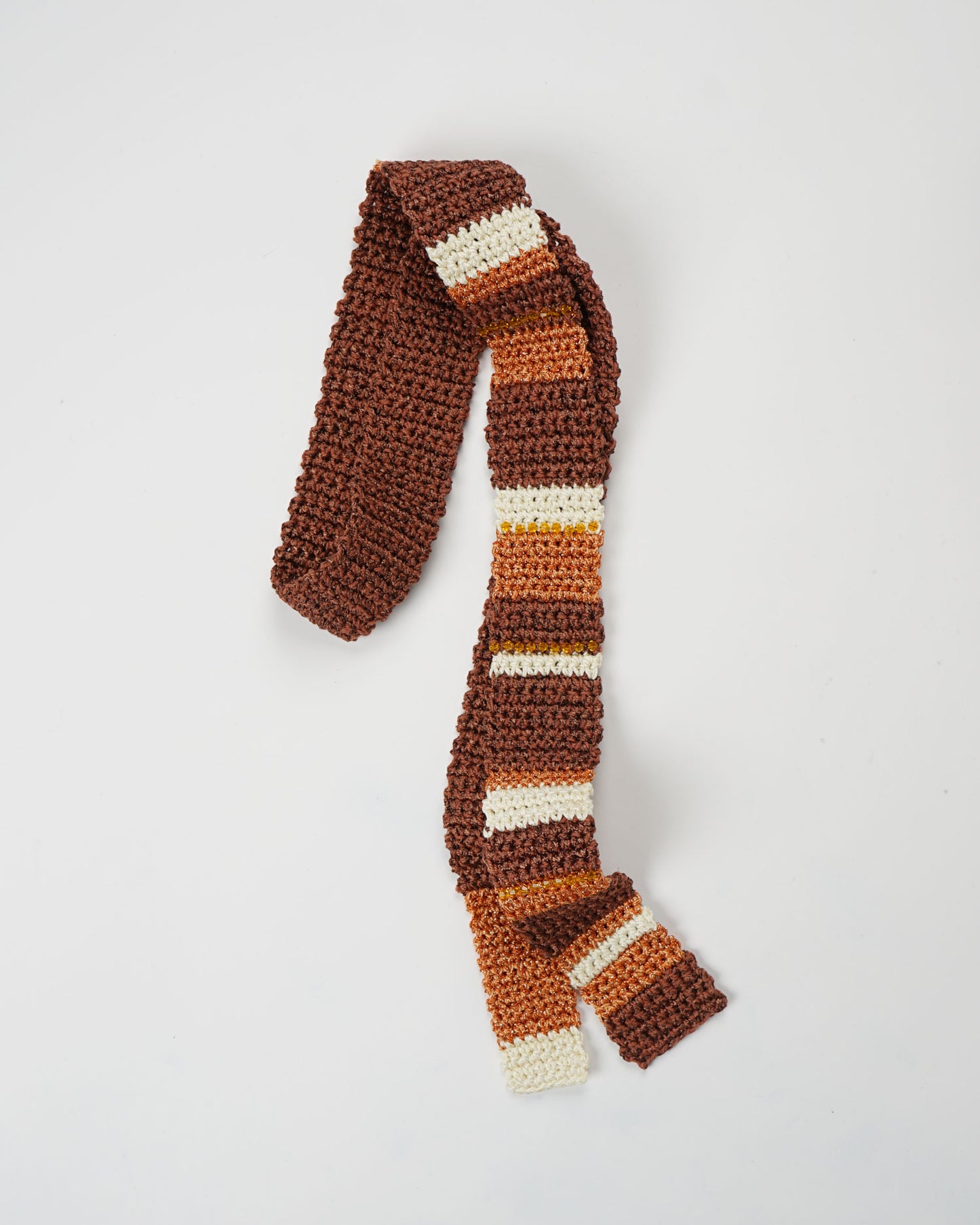 Hand Knitting Necktie 04