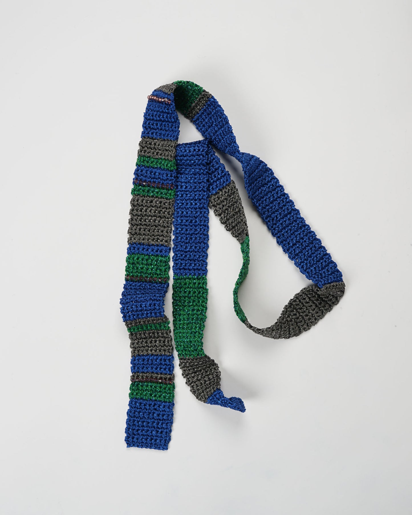 Hand Knitting Necktie 05