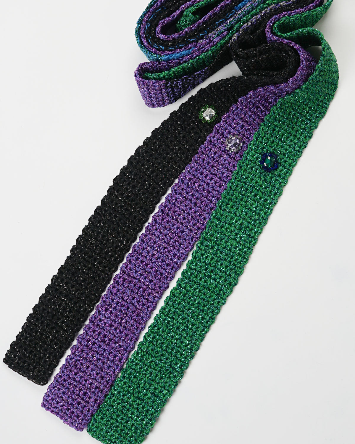 Hand Knitting Necktie 12
