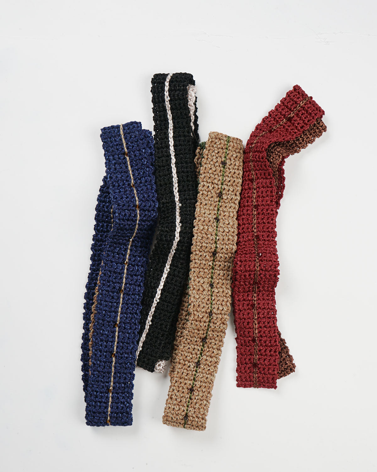 Hand Knitting Necktie 09