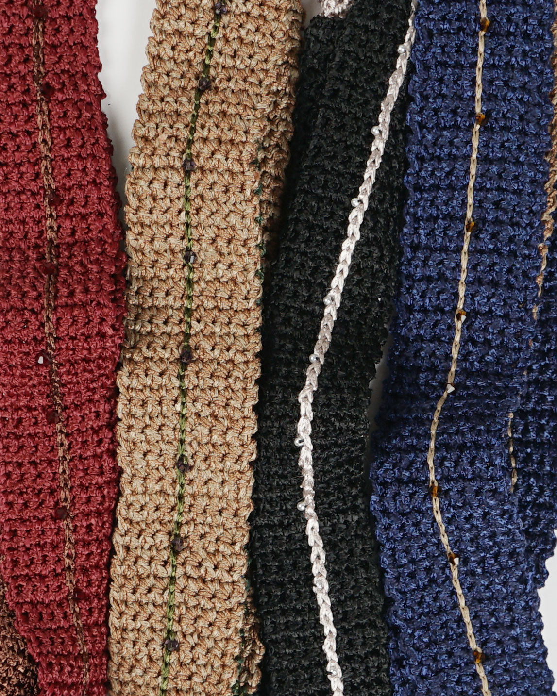 Hand Knitting Necktie 07
