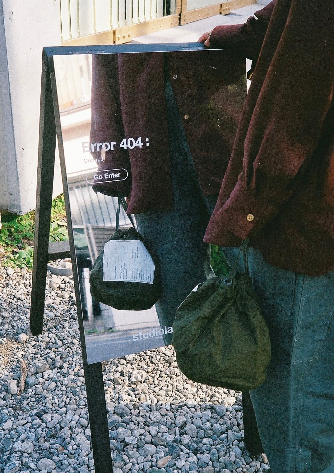 NOS 100%Cotton Mini Pouch