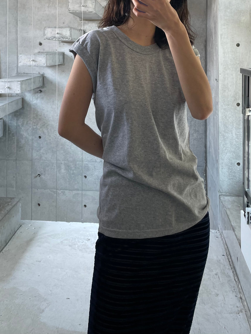 NOS Seamless Cotton x Poly Tank