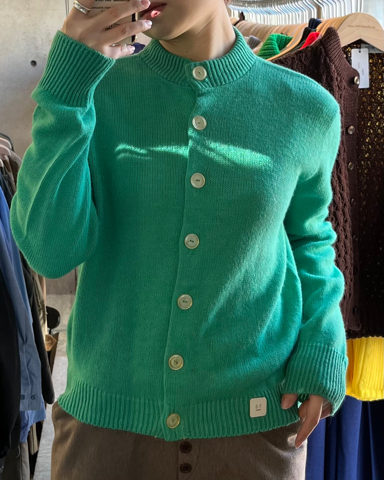 Pale Green Cardigan