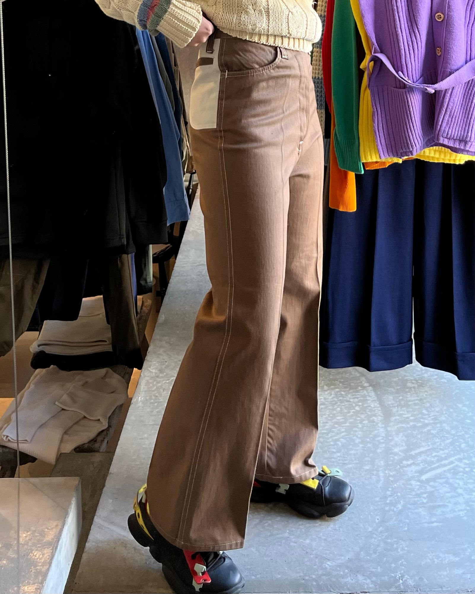 70's Stitch Cotton Pants