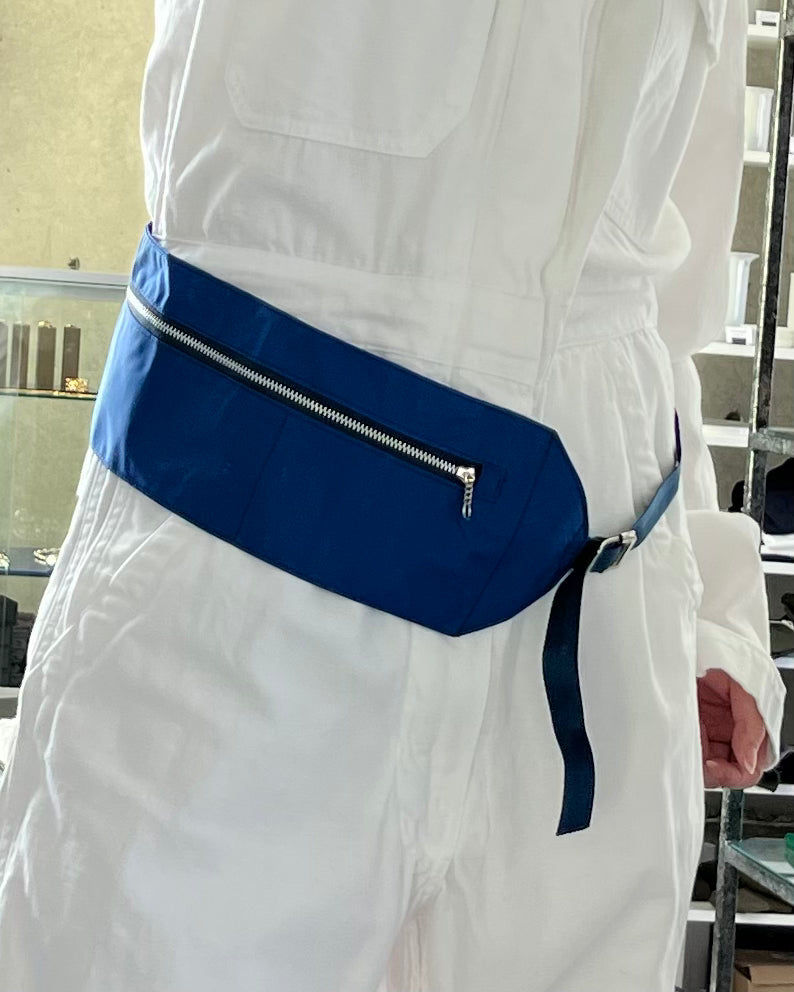 Nylon Body Bag - Blue