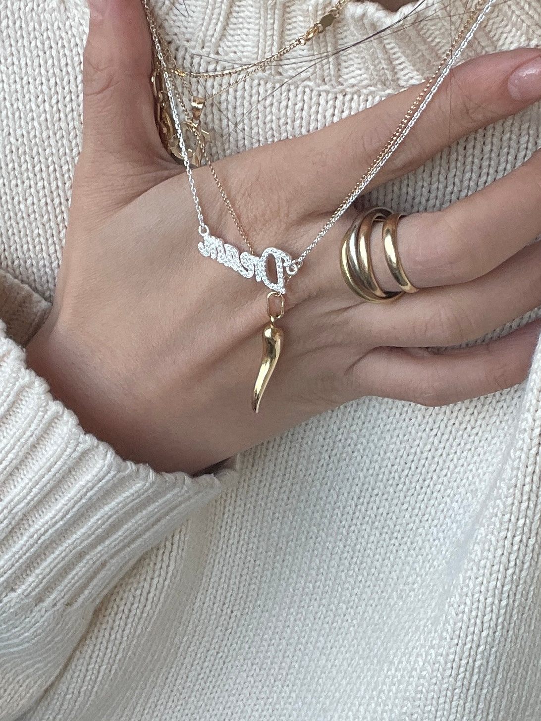 CZ Souvenir Necklace