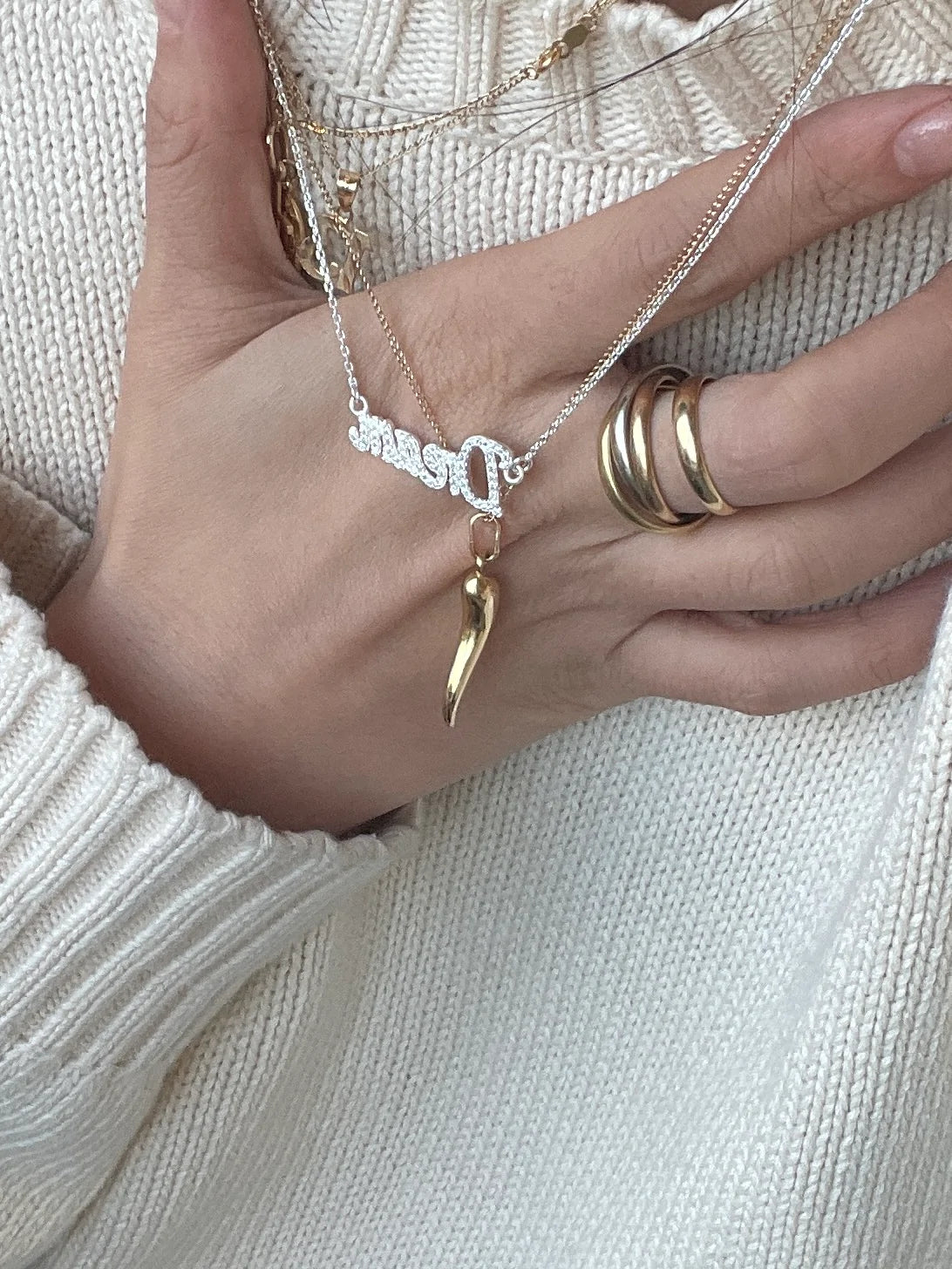 CZ Souvenir Necklace - Dream
