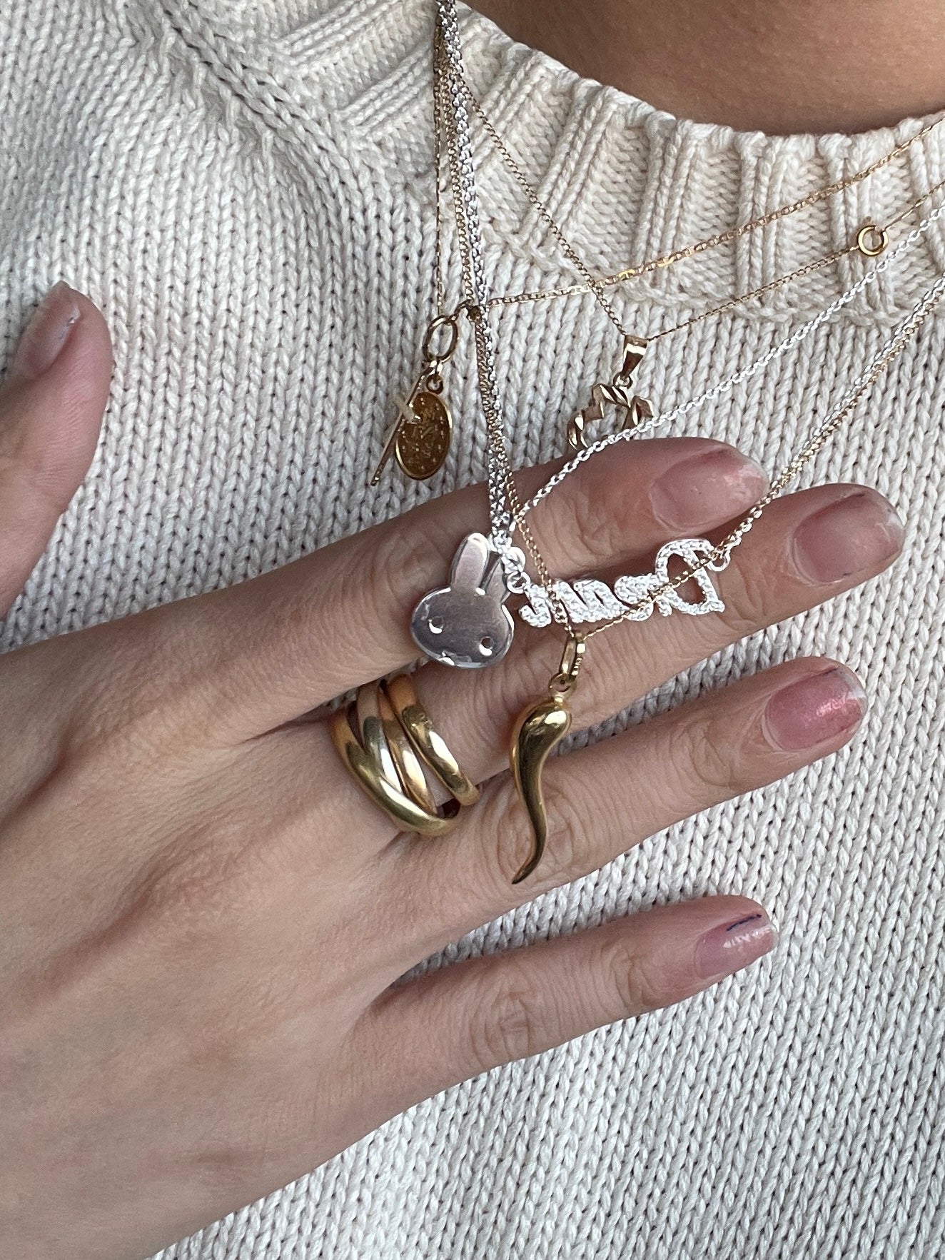 Rabbit Charm Necklace