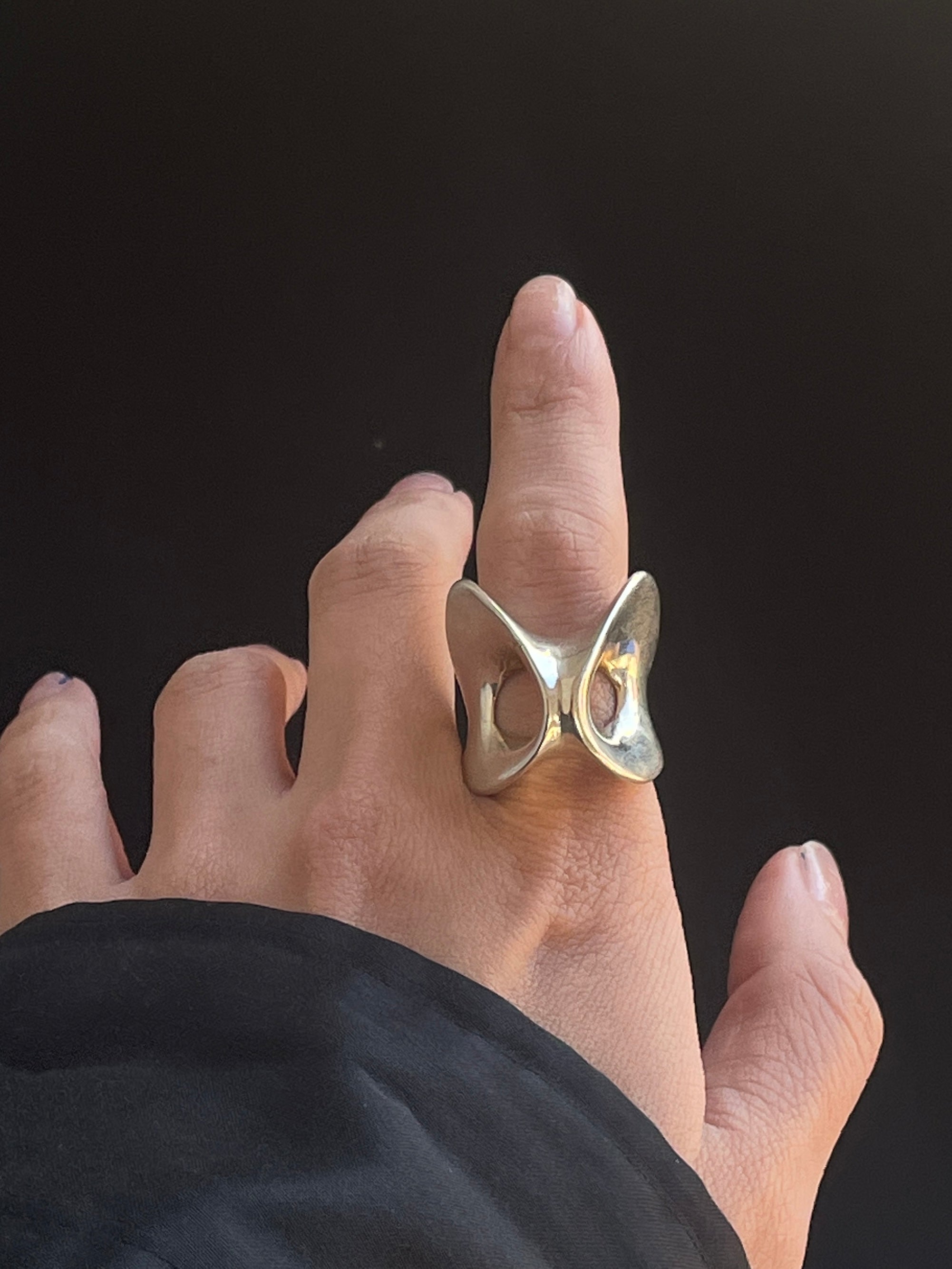 Silver Modern Ring