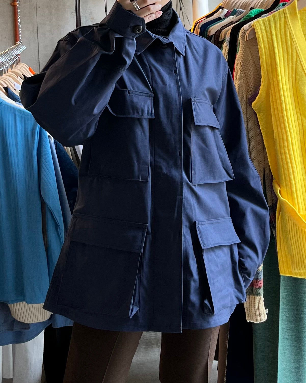 US Military BDU Jacket Navy
